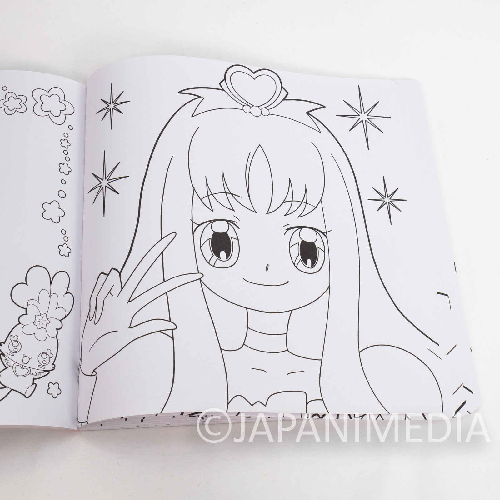 Heartcatch Pretty Cure! Line Drawing for Coloring‐in Book PRECURE JAPAN ANIME