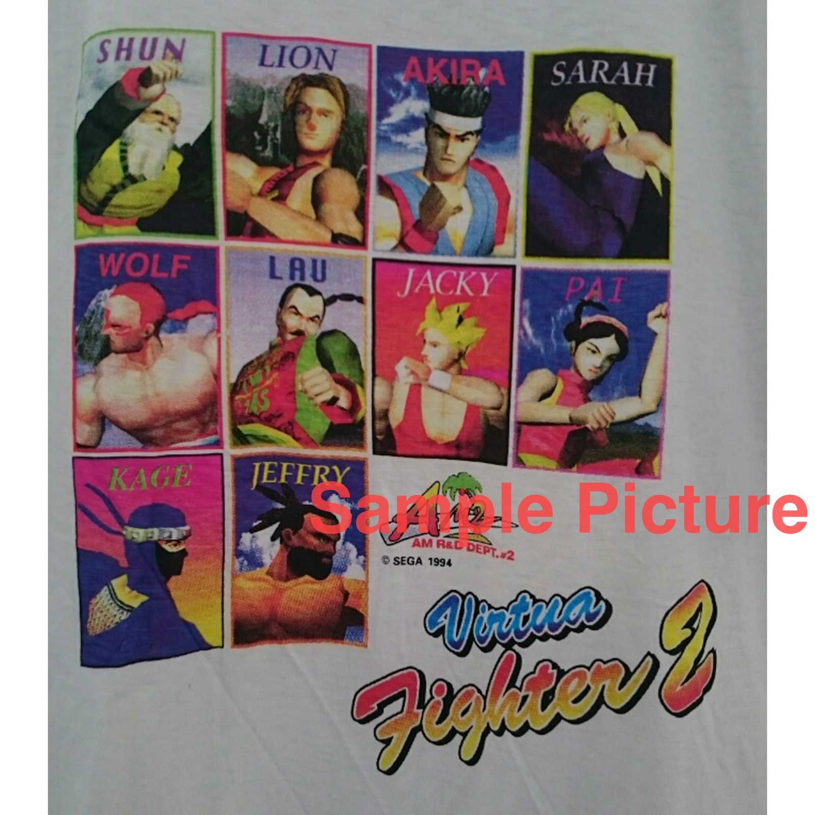 Retro RARE! Virtua Fighter 2 T-Shirts SEGA 1995 JAPAN GAME Japanimedia Store 5