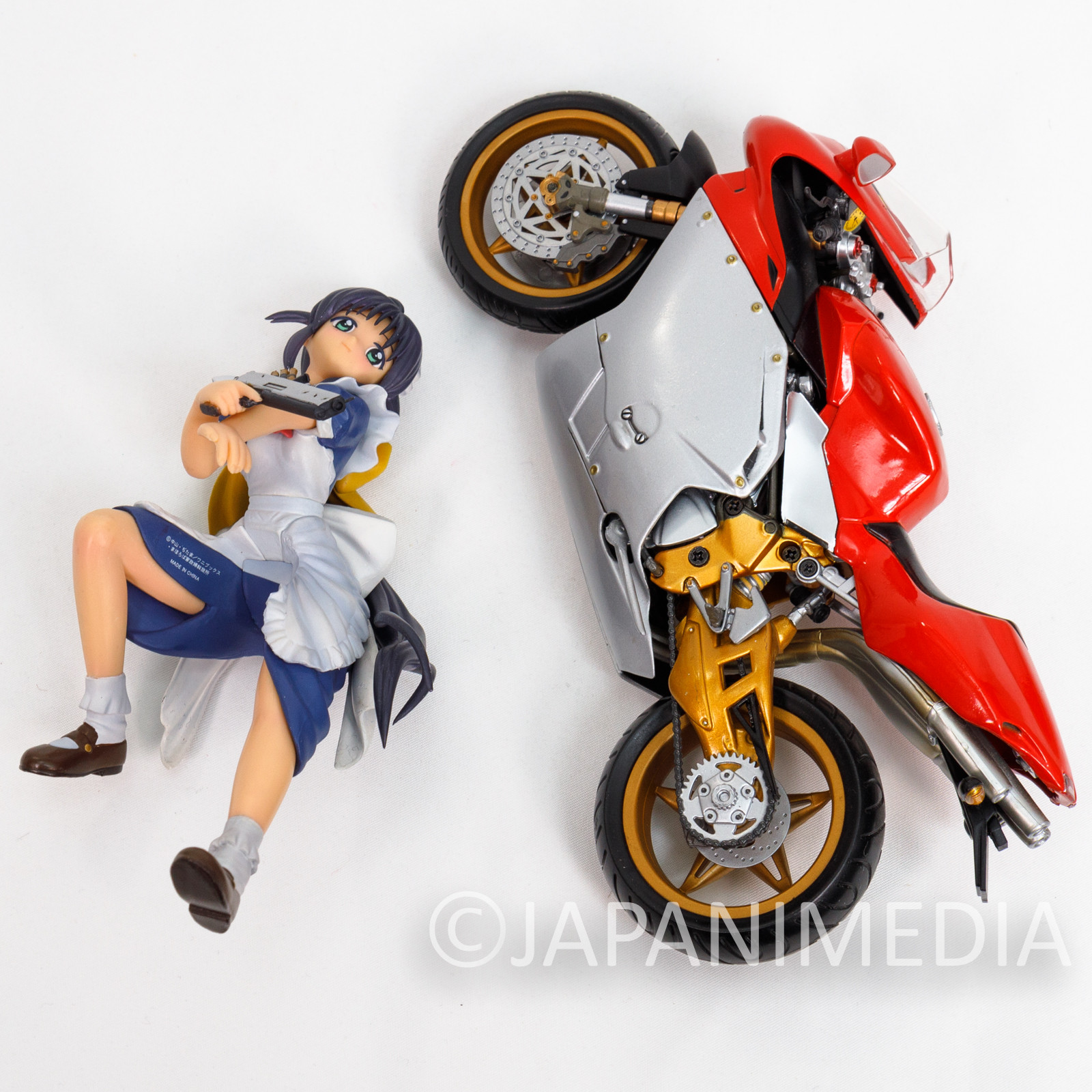 Mahoromatic Mahoro Andou with Motorcycle Figure 1/12 Scale Kotobukiya GAINAX