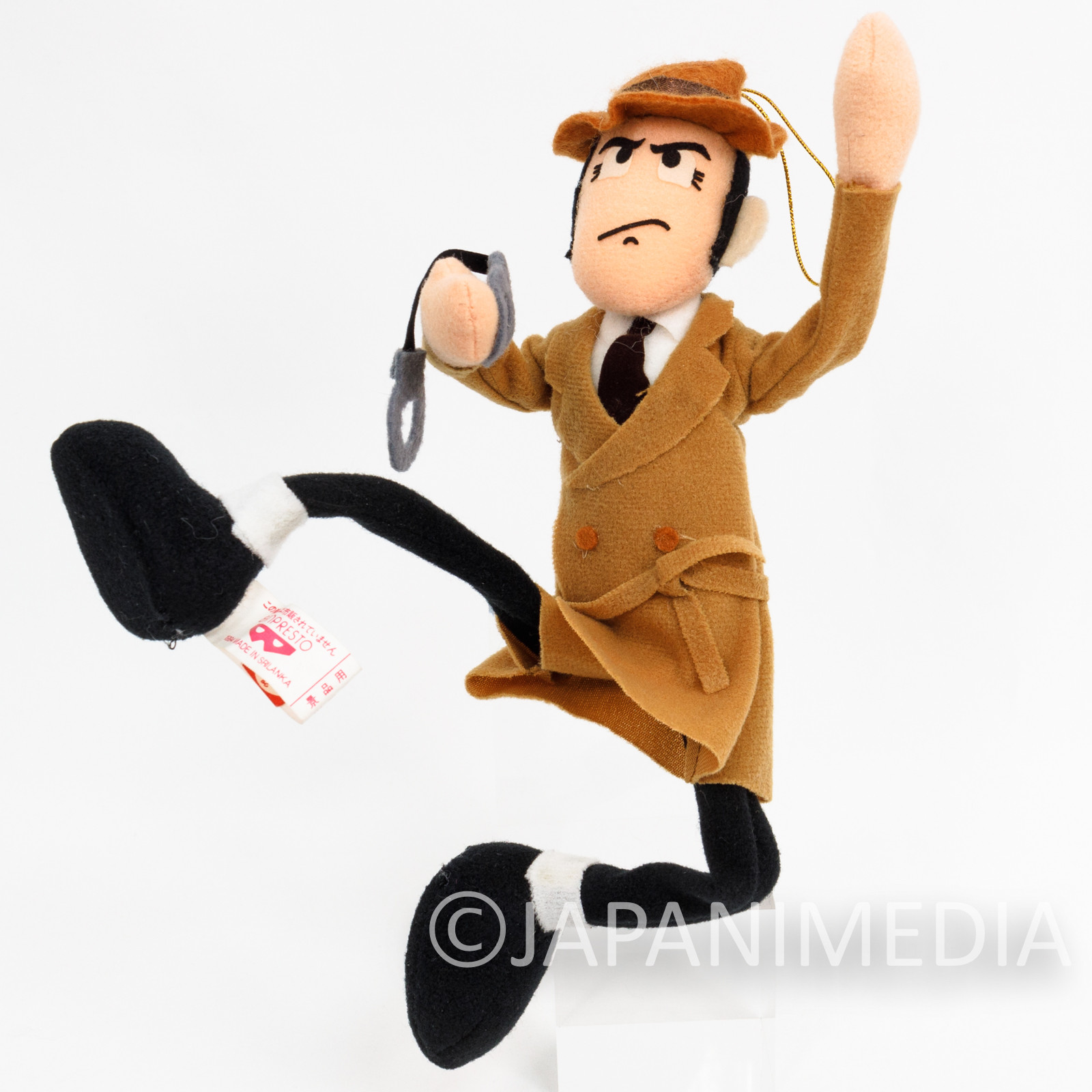 Lupin the Third ZENIGATA Bendable Plush Doll Figure 10