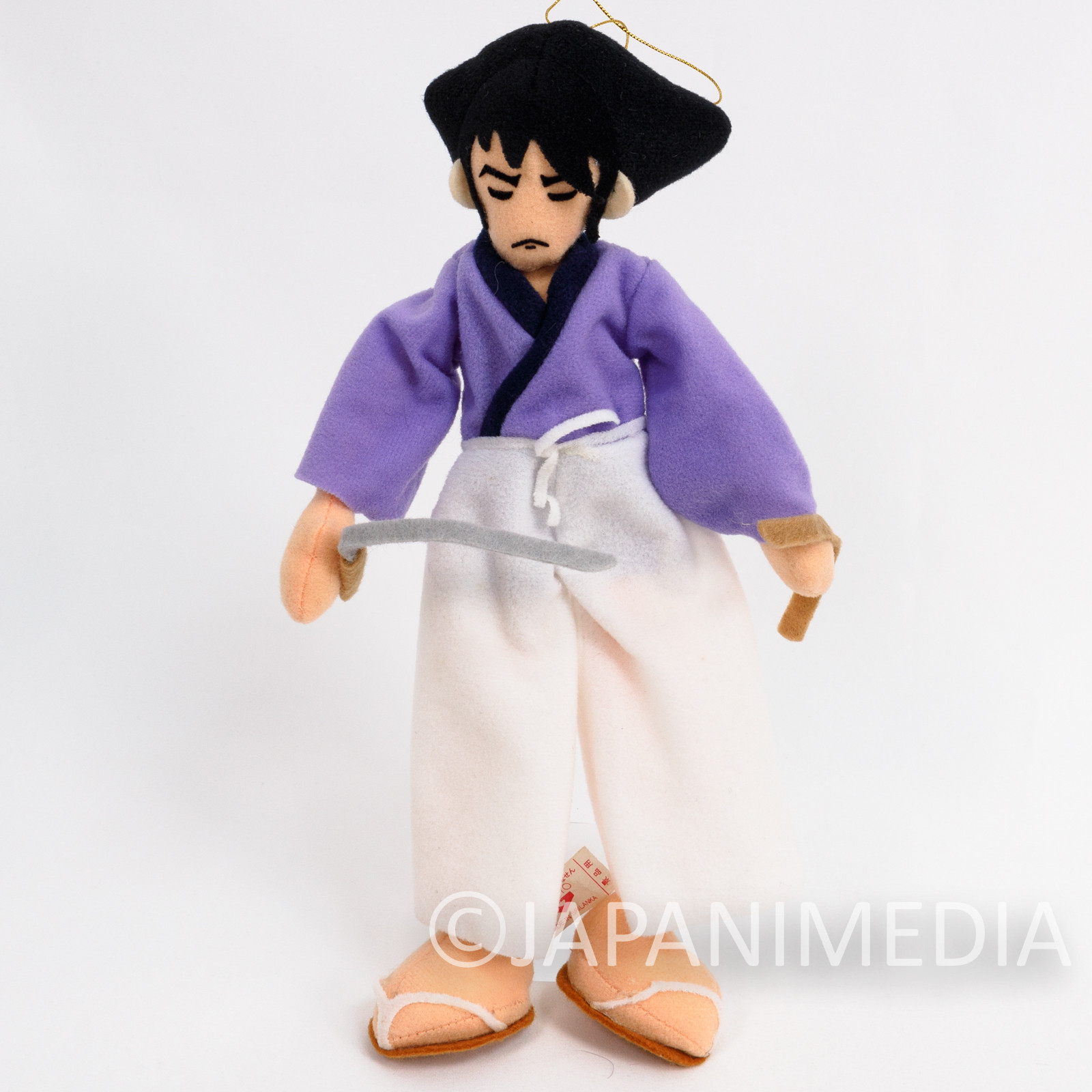 Lupin the Third GOEMON ISHIKAWA Bendable Plush Doll Figure 10