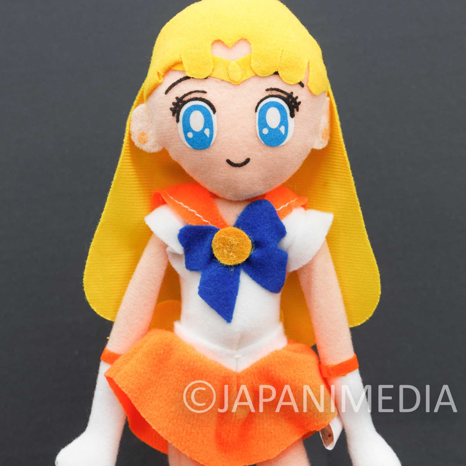 Retro! Sailor Moon S Venus Minako Aino Bendable Plush Doll 10" Banpresto Japanimedia Store