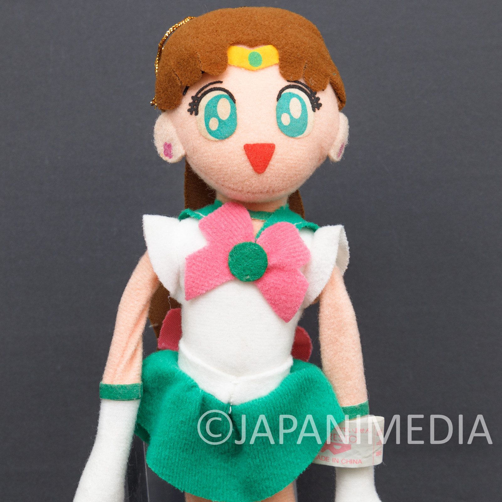 Retro! Sailor Moon S Jupiter Makoto Kino Bendable Plush Doll 10" Banpresto