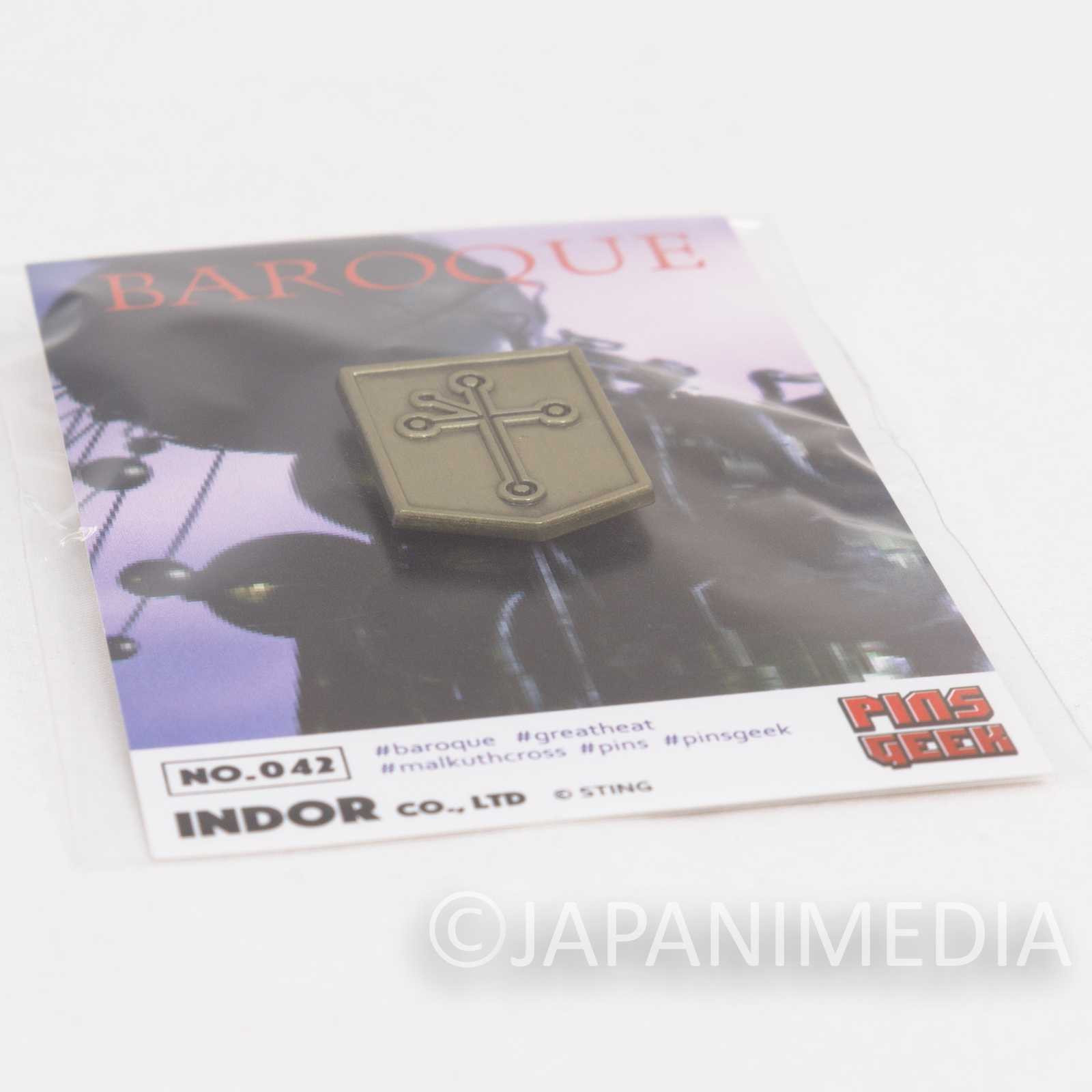 BAROQUE Malkuth Order Cross Metal Pins / PS2 Sega Satrun GAME Japanimedia Store 3