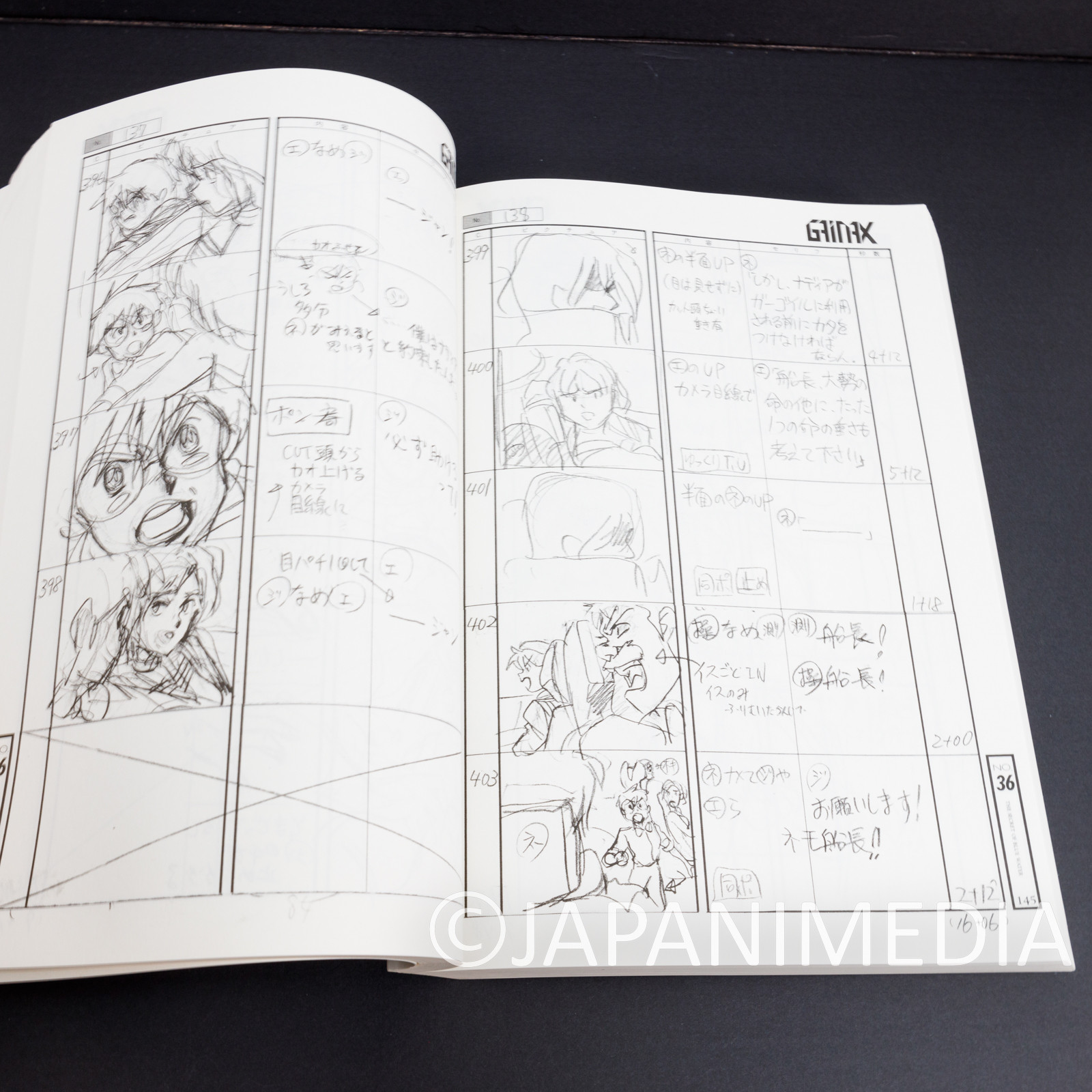 Nadia The Secret of Blue Water Storyboard Continuity Book Vol.8 JAPAN ANIME