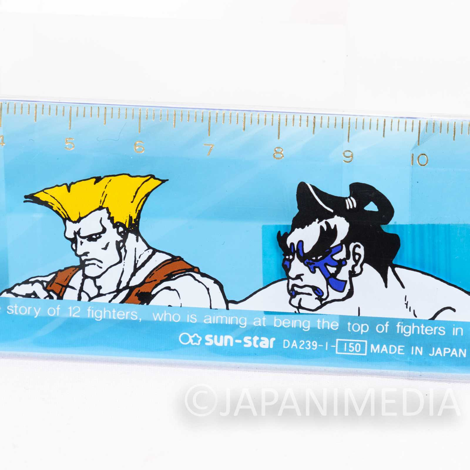 Retro RARE! Street Fighter 12cm Ruler Guile vs E. Honda JAPAN GAME CAPCOM Japanimedia Store