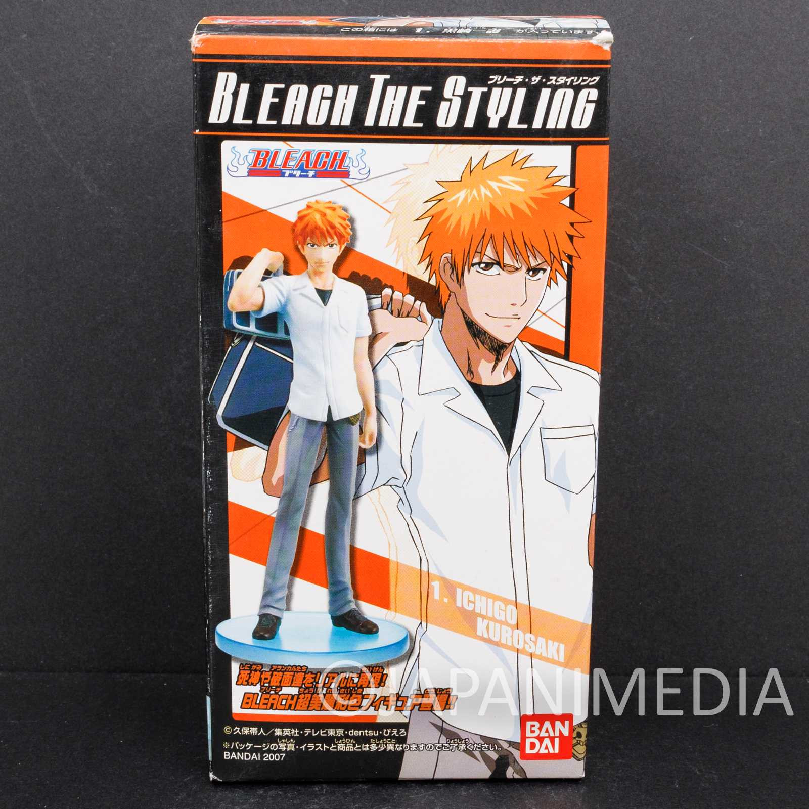 BLEACH the Styling Ichigo Kurosaki School Uniform Figure BANDAI Japanimedia Store