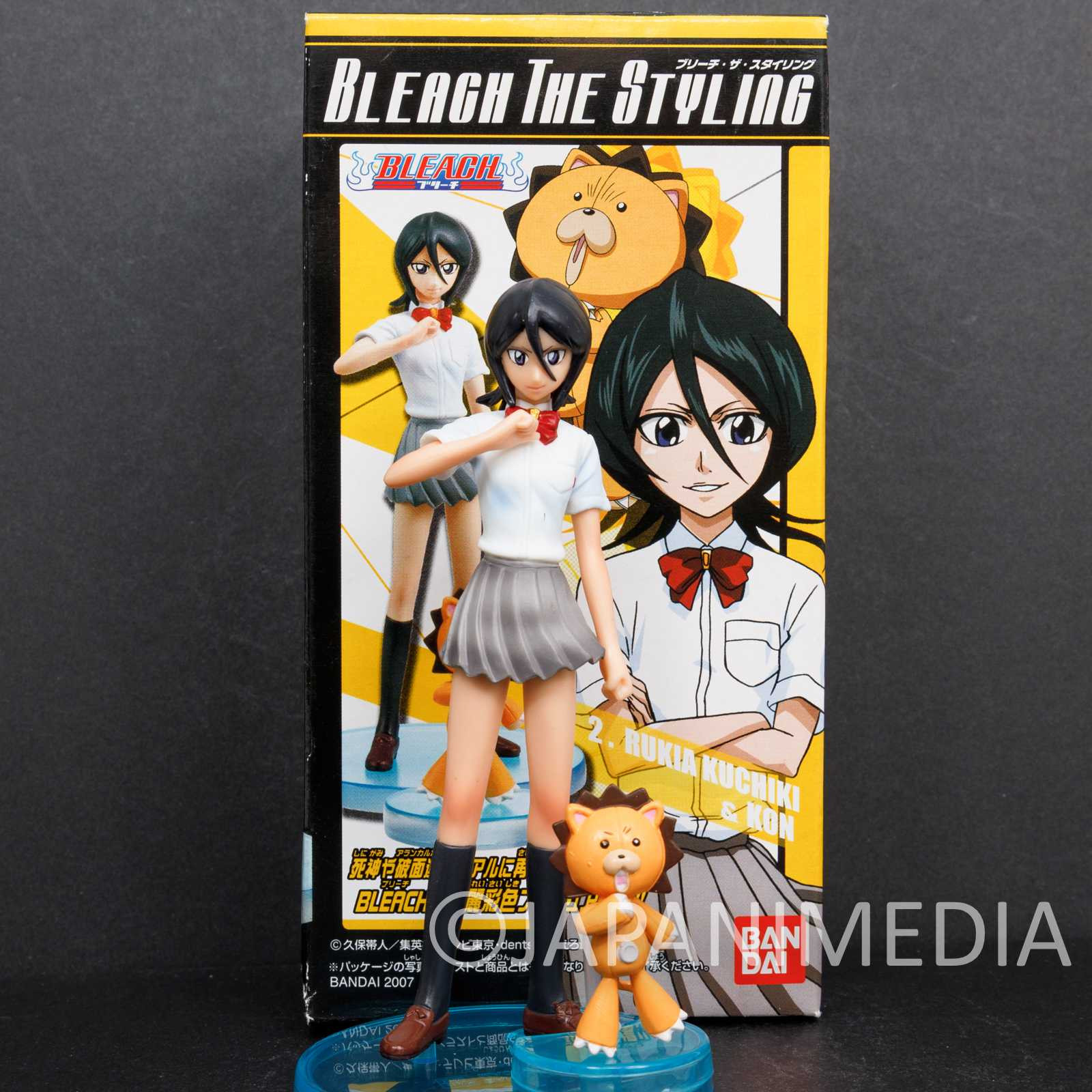 BLEACH Rukia Kuchiki & Kon School Uniform BLEACH the Styling Figure BANDAI Japanimedia Store 3 BLEACH Rukia Kuchiki & Kon School Uniform BLEACH the Styling Figure BANDAI Japanimedia Store 3