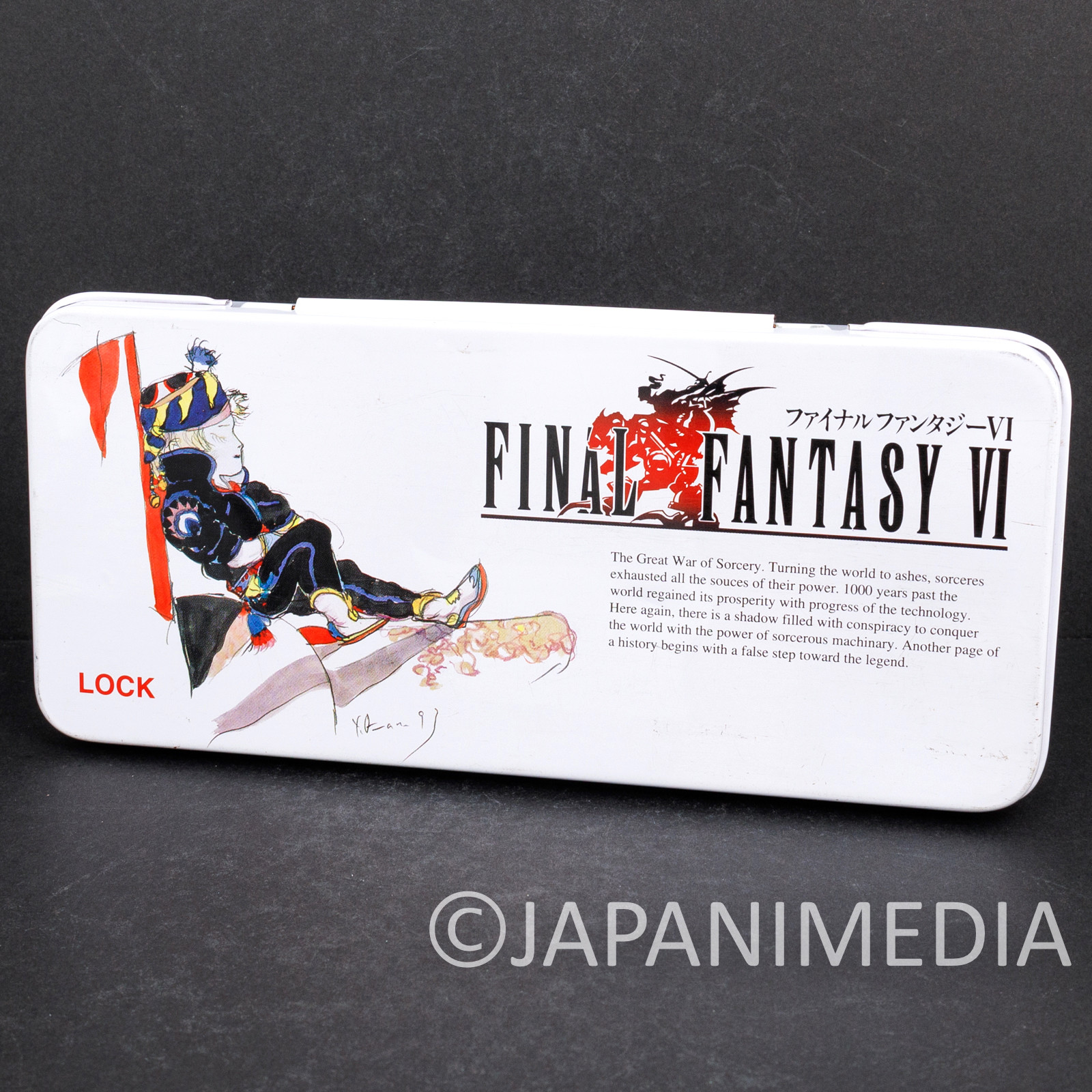 Final Fantasy 6 VI Can Pen Case 1994 Square