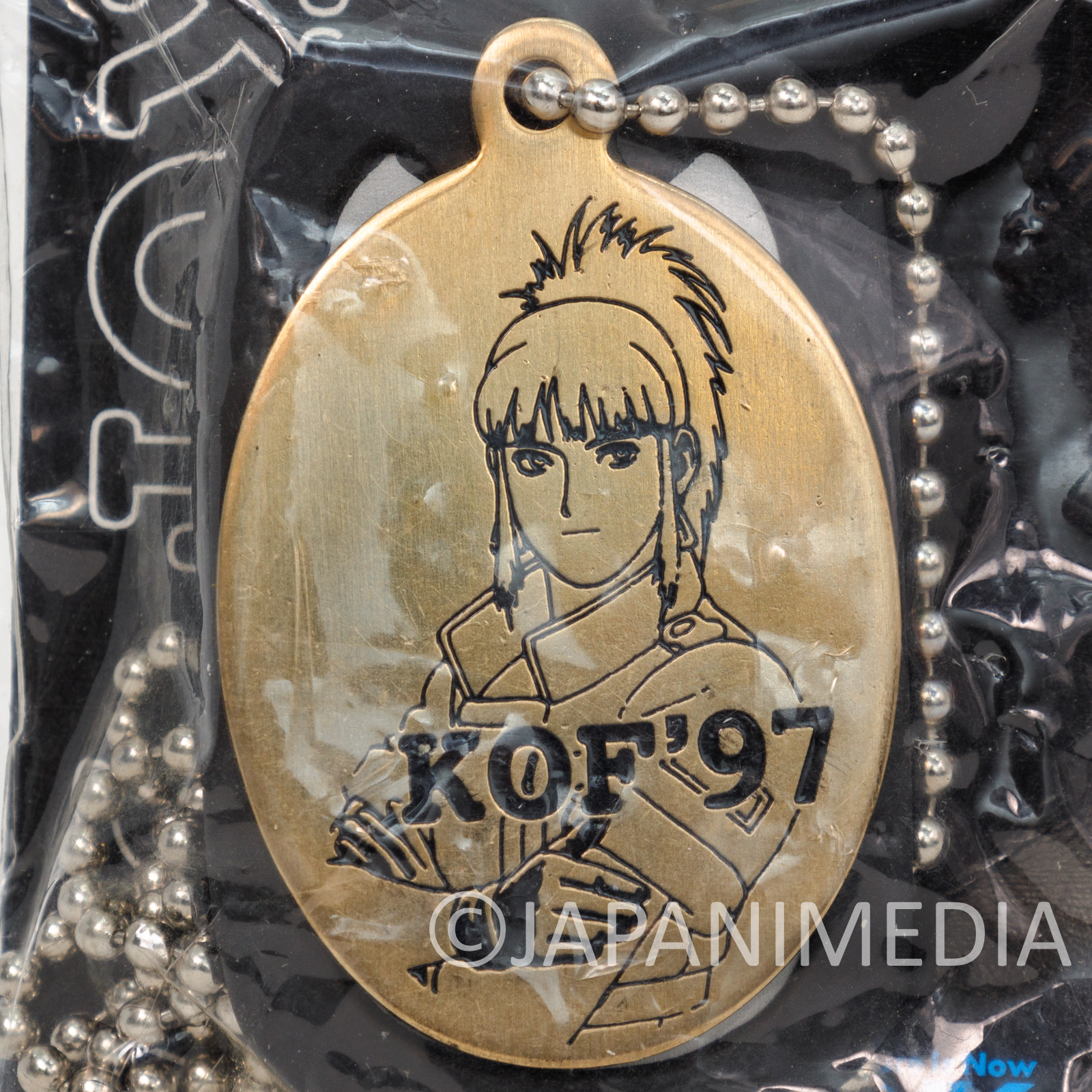 KOF '97 / King of Fighters Leona Heidern Metal Plate Ballchain SNK JAPAN NEOGEO