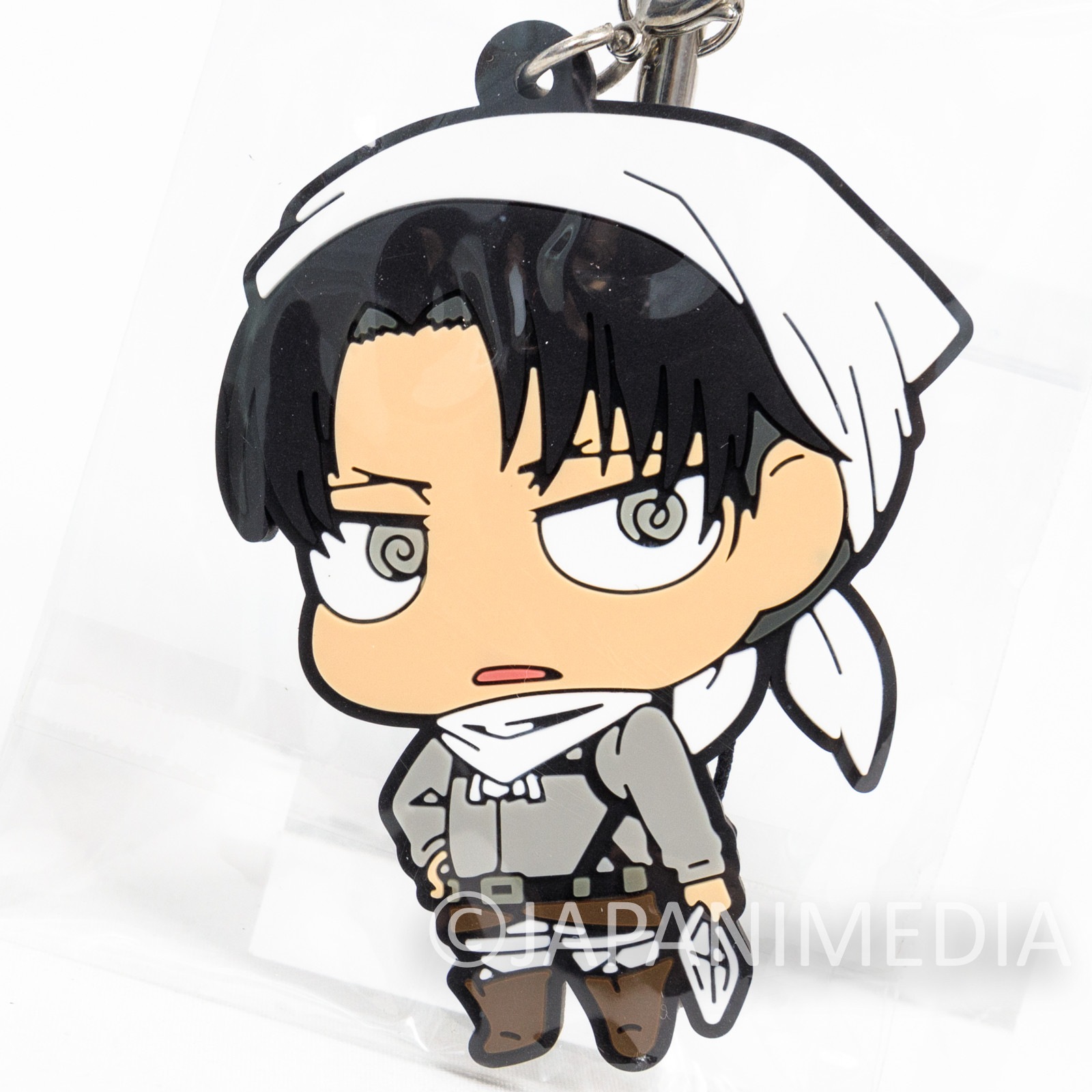 Attack on Titan Levi Ackerman Rubber Mascot Strap JAPAN ANIME