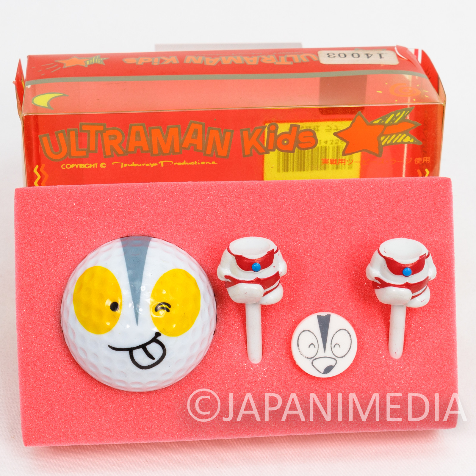 Retro Ultraman Kids Golf Ball & Tee Set JAPAN TOKUSATSU ANIME