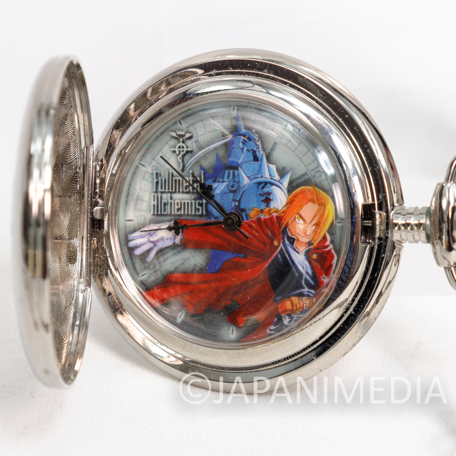 Silver Fullmetal Alchemist Quartz Pocket Watch Pendant Chain Reloj De  Bolsillo | eBay