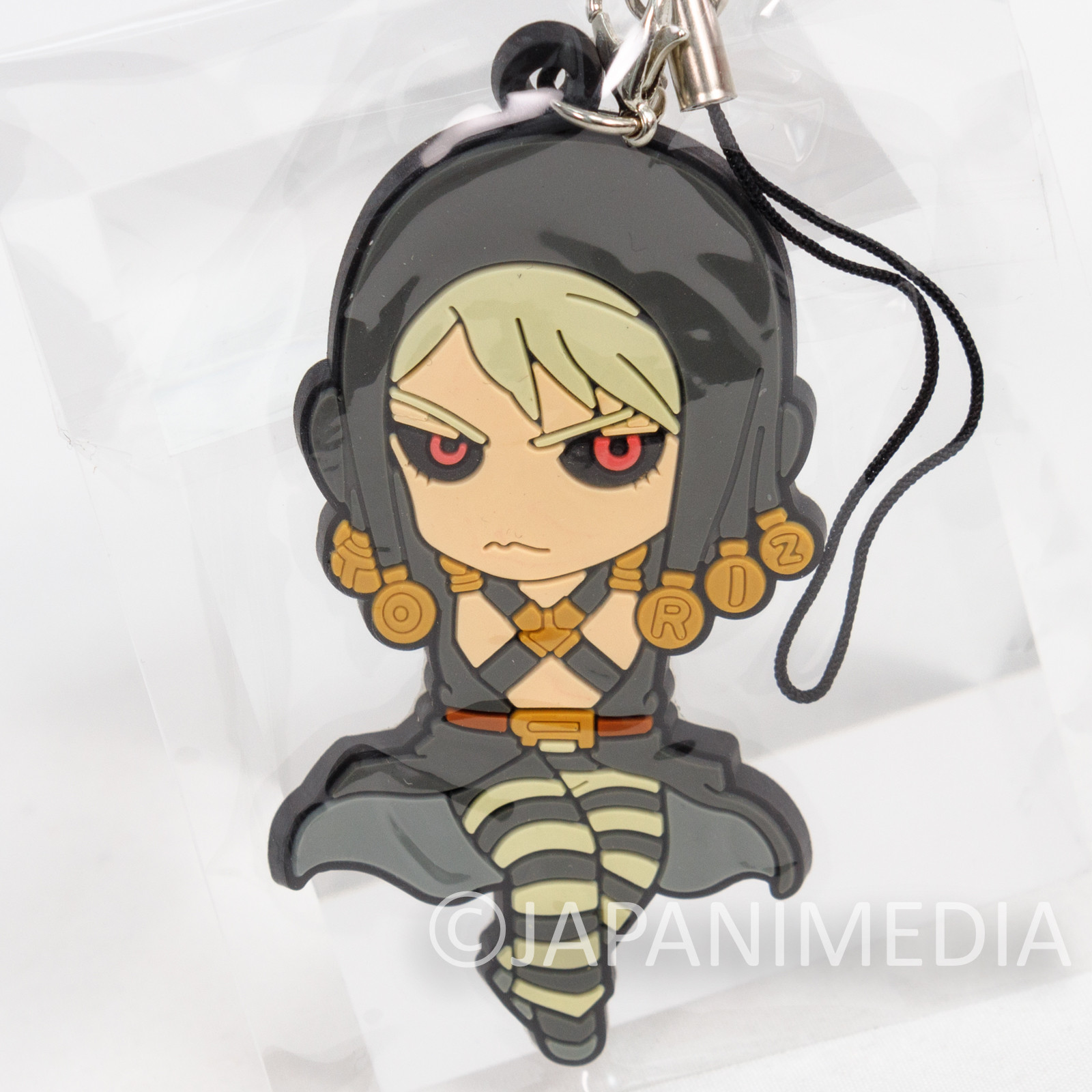 JoJo's Bizarre Adventure Risotto Nero Rubber Mascot Strap Medicos