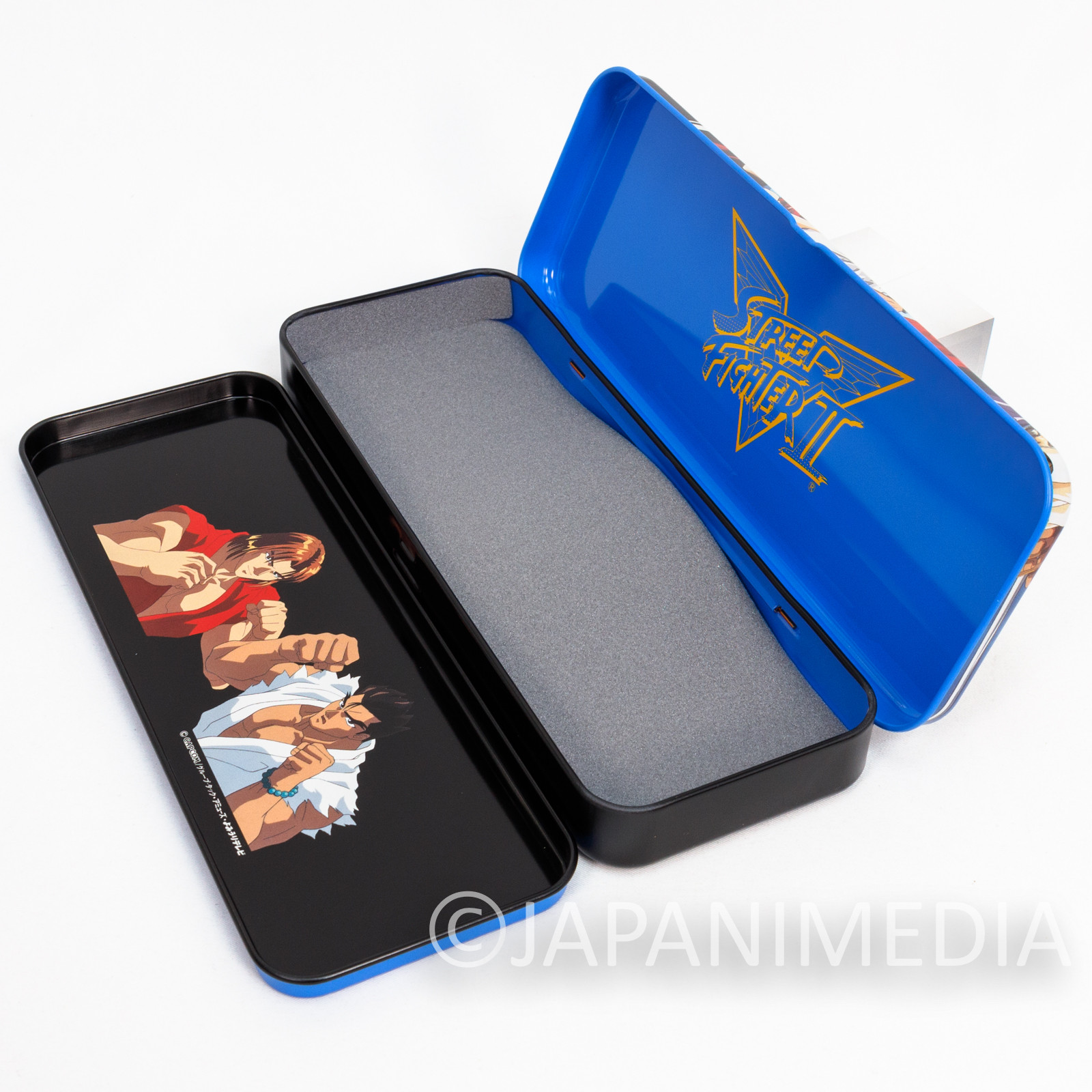 Street Fighter 2 Animation Movie Can Pen Case #2 JAPAN GAME CAPCOM