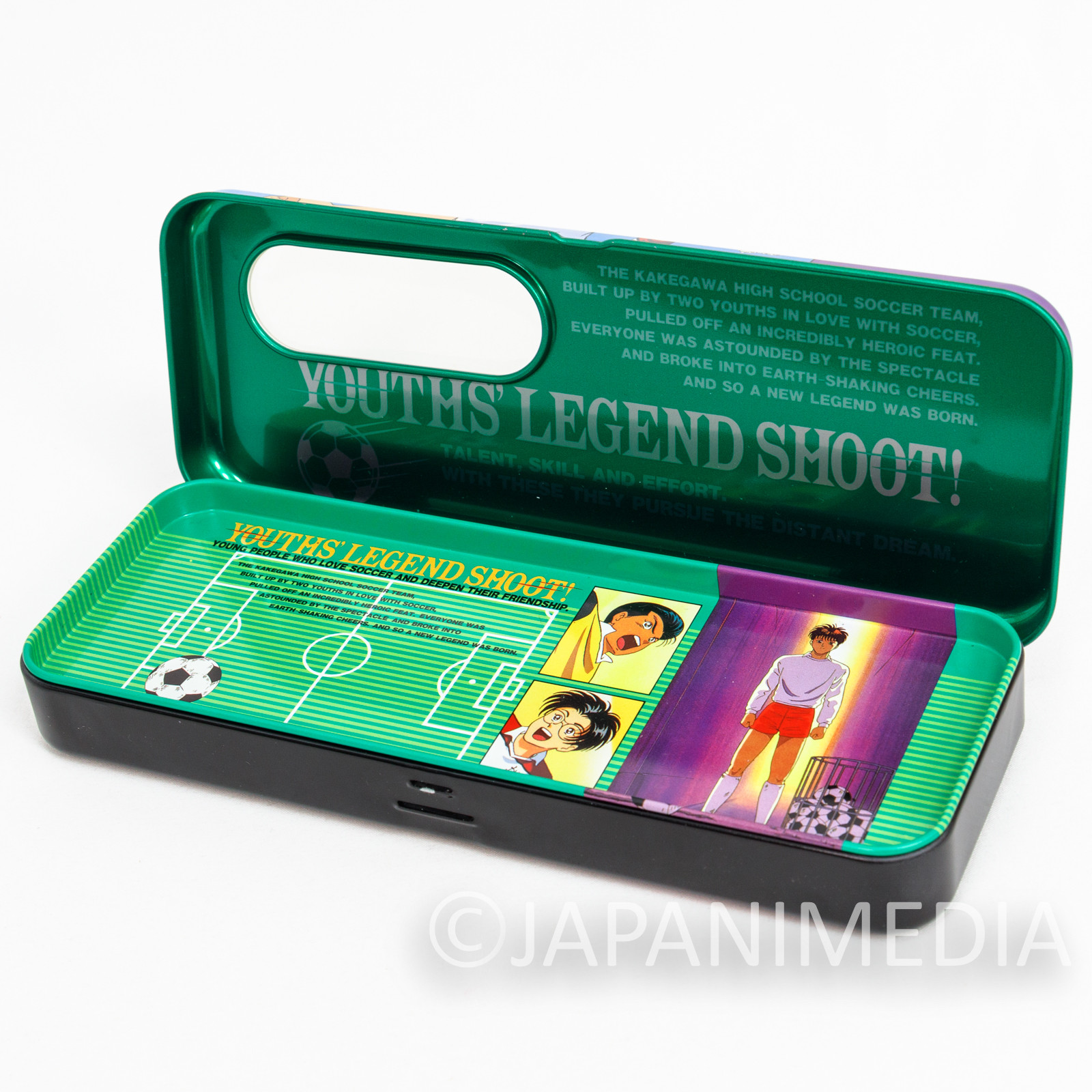 Aoki Densetsu Shoot! Can Pen Case Shonen Magazine JAPAN ANIME