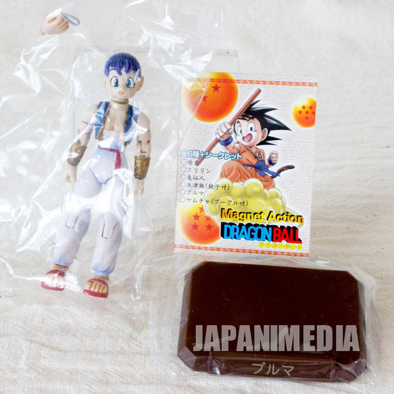 Dragon Ball Bulma Magnet Action Mini Figure Popy JAPAN