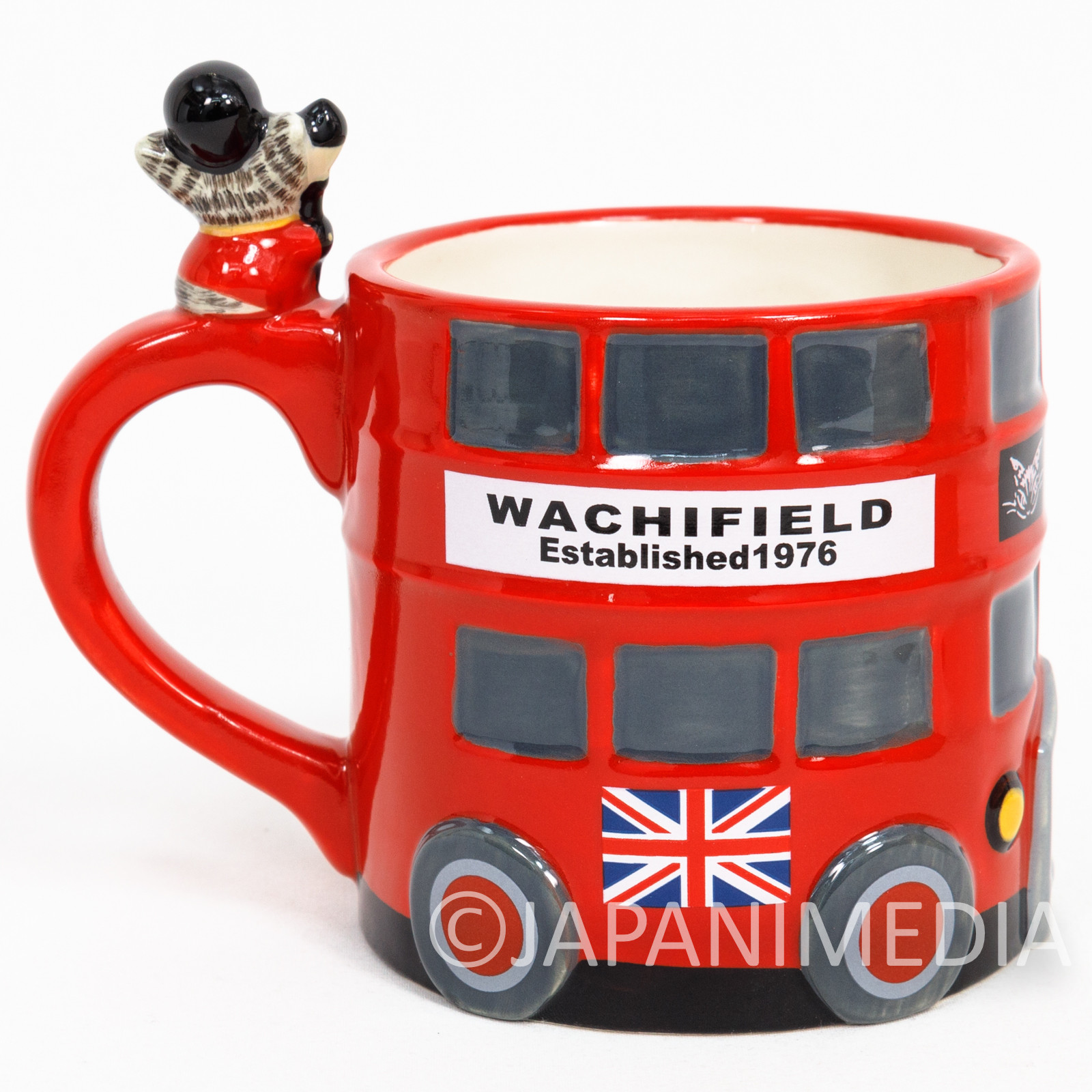 Wachifield Cat Double-decker Bus Mug JAPAN