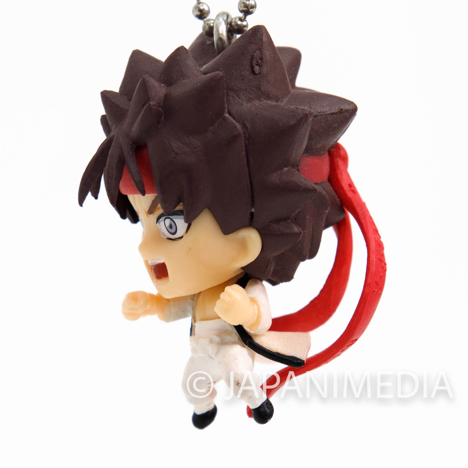 Rurouni Kenshin Sanosuke Sagara Gashapon Swing Figure Ballchain JAPAN ANIME