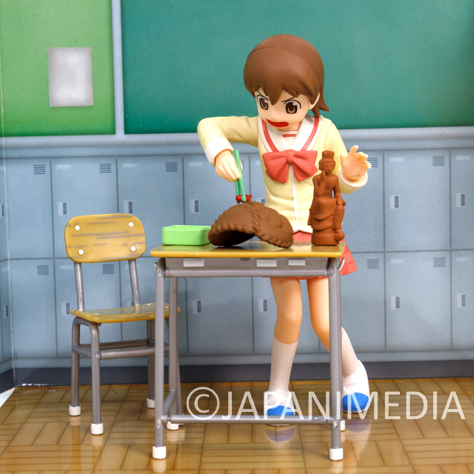 Nichijou Yuuko Aioi Diorama Figure SEGA Keiichi Arai - Japanimedia