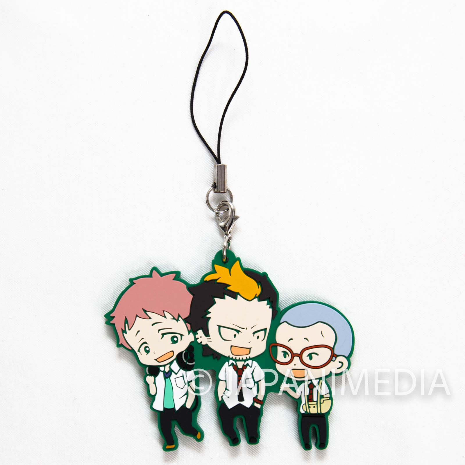 Blue Exorcist Suguro & Shima & Konekomaru Toys works collection Rubber Strap JAPAN ANIME