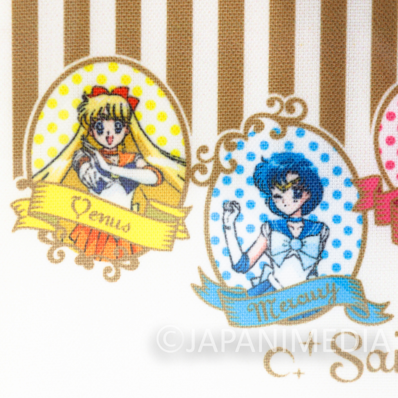 Sailor Moon Venus Mars Jupiter Mercury Mini Nylon Pouch #1 JAPAN ANIME