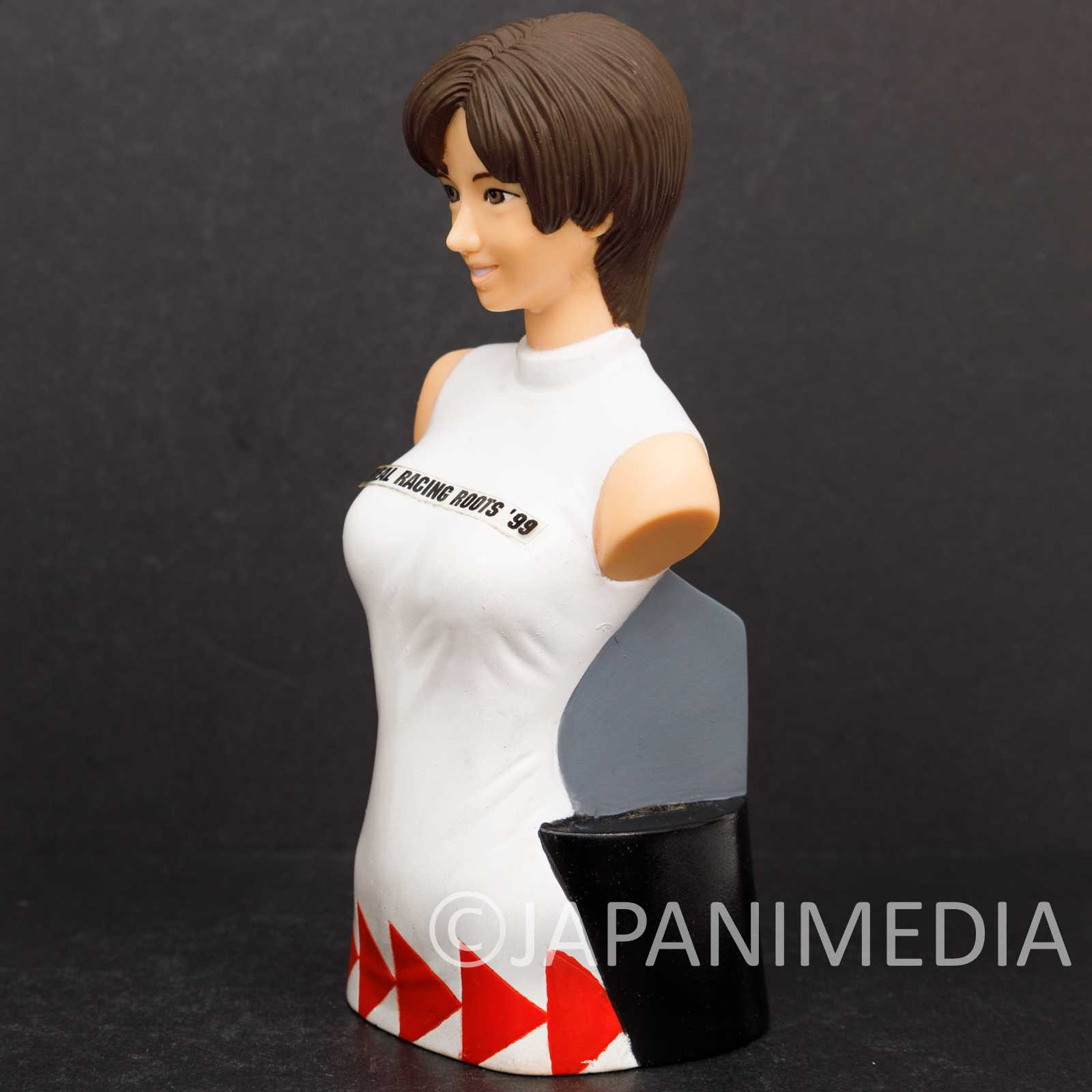 Retro RARE Ridge Racer Reiko Nagase Bust Figure Coin Bank Namco Japanimedia Store