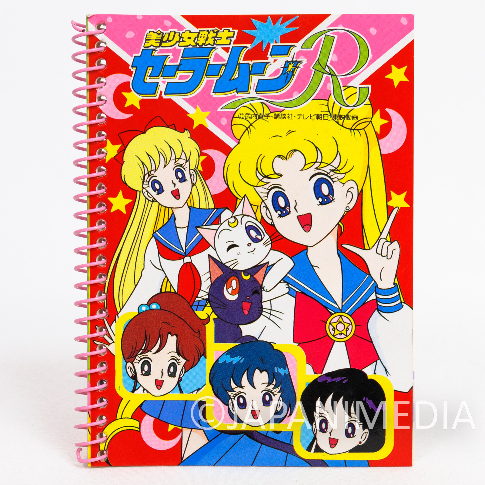 Sailor Moon R Mini Memo Pad Notebook SEIKA NOTE JAPAN ANIME