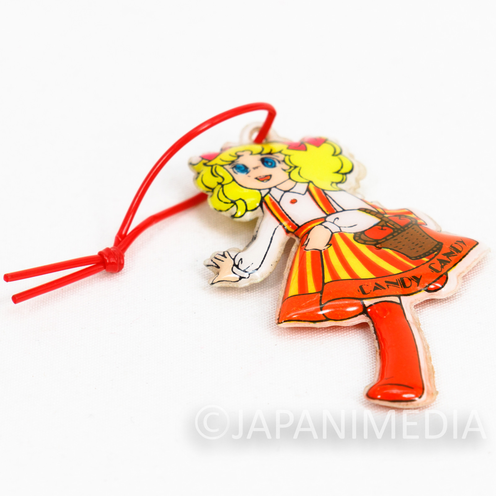 Retro RARE! Candy Candy Vinyl Mascot Strap POPY