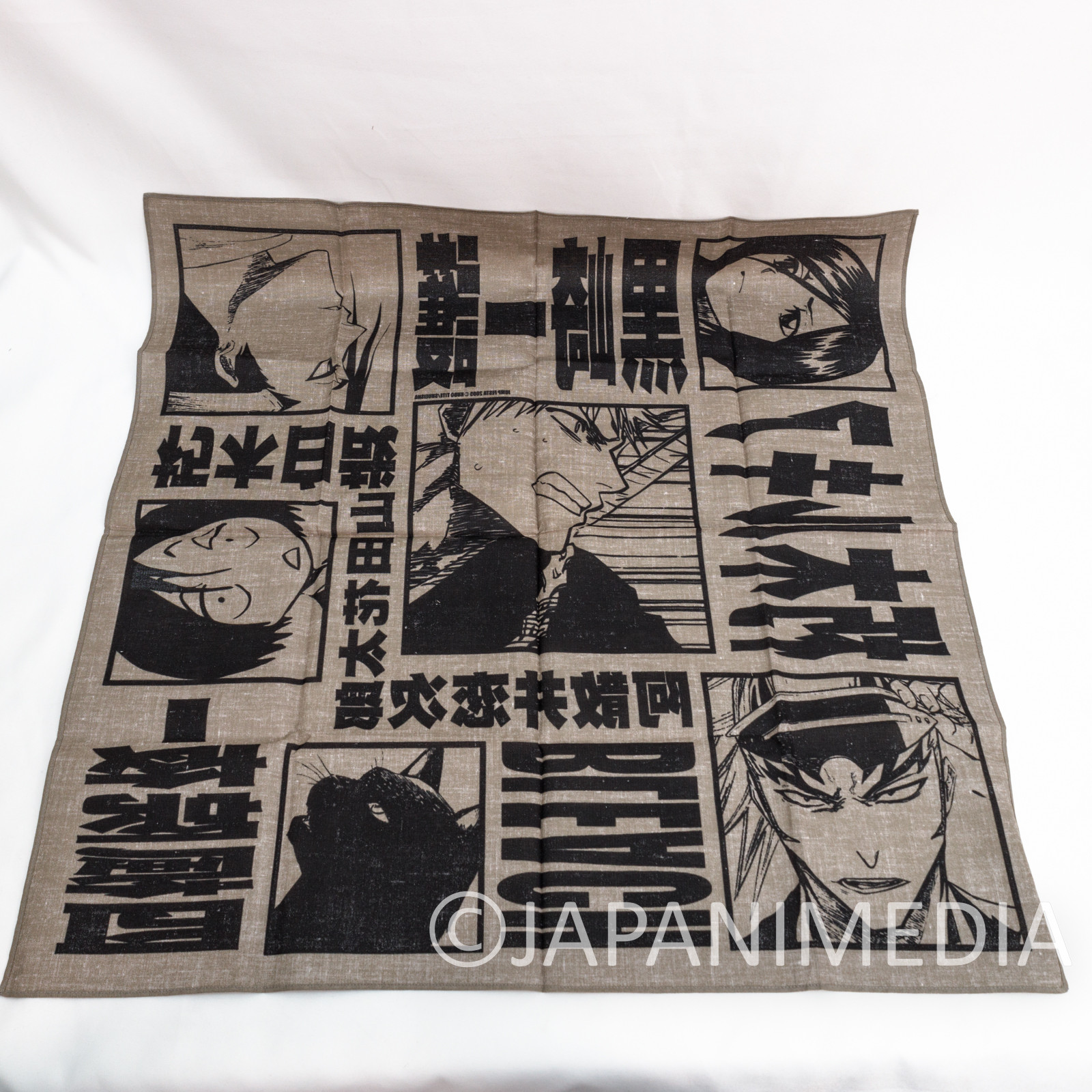 BLEACH Bandana 20x20inch /Ichigo Rukia Byakuya Renji / Jump Festa 2005