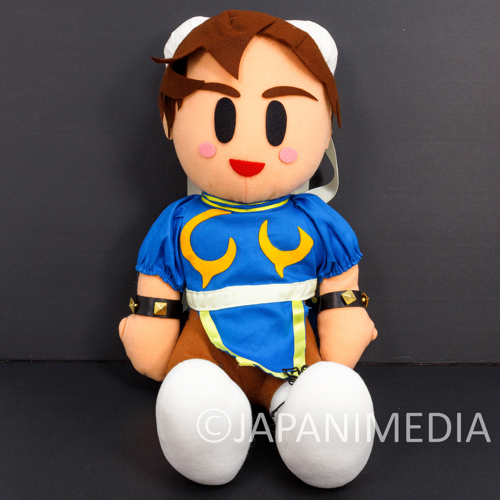 RARE! Street Fighter 2 Chun-Li Capcom Character Big Size Plush Doll 12" JAPAN GAME