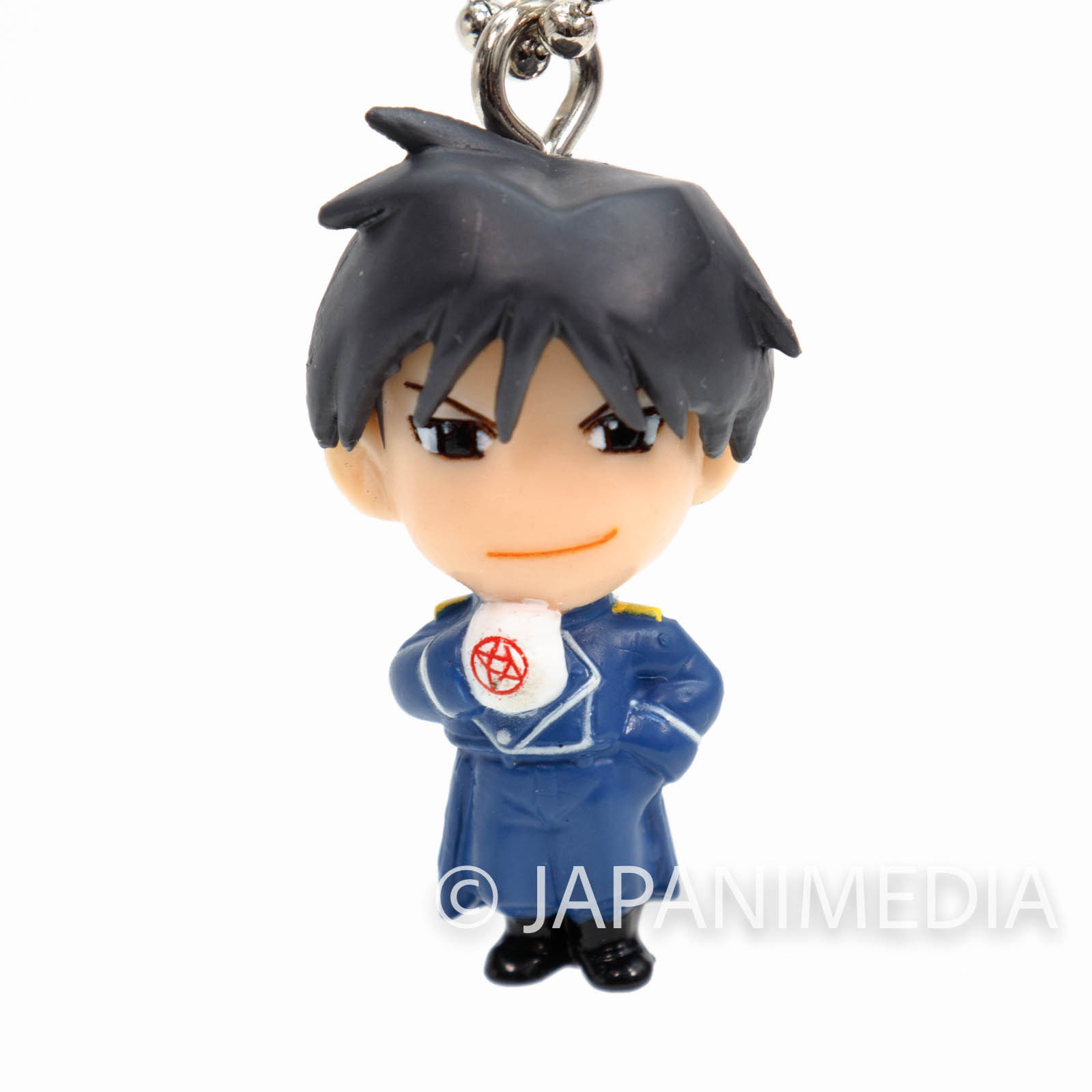 FullMetal Alchemist Roy Mustang Hagaren Swing Figure Ball Keychain JAPAN Japanimedia Store FRONT