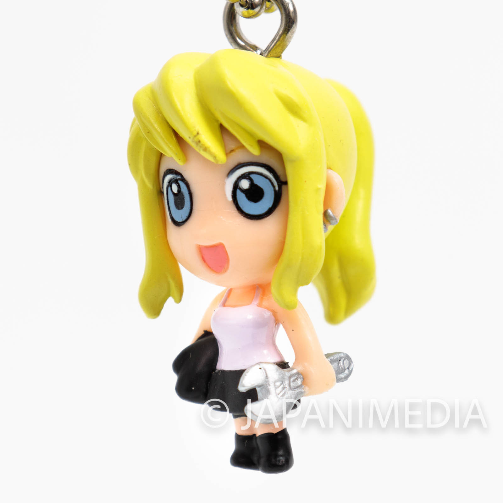 FullMetal Alchemist Winry Rockbell Hagaren Swing Figure Ball Keychain JAPAN