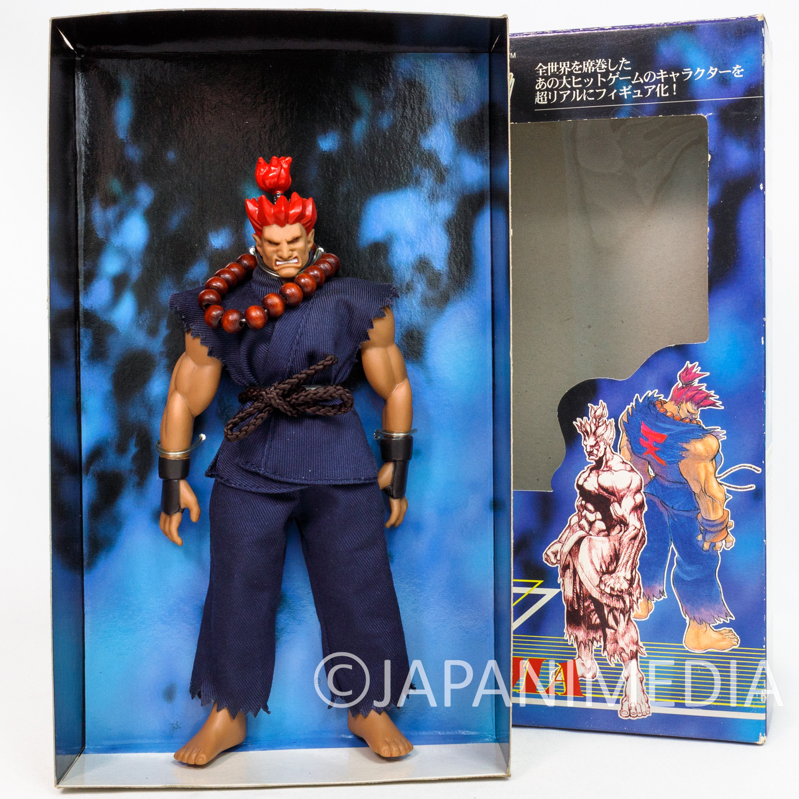 Street Fighter ZERO 2 Gouki Akuma Soft Vinyl Figure JAPAN GAME CAPCOM 2