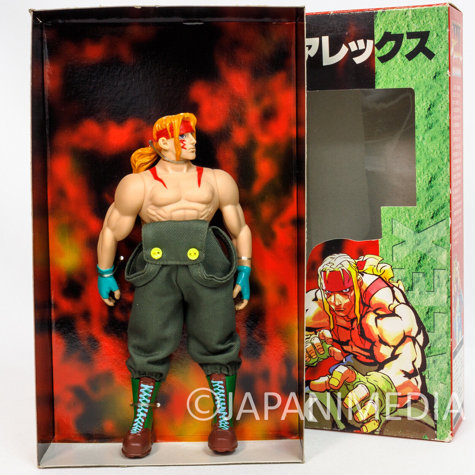 RARE! Street Fighter 2 Akuma Gouki 12 Action Figure JAPAN GAME