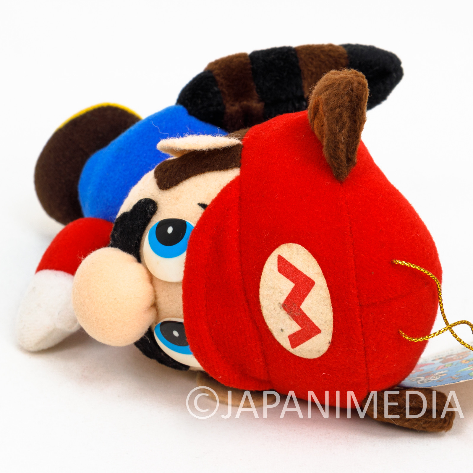 Retro Super Mario Racoon Mario Plush Doll Banpresto Nintendo Famicom SNES