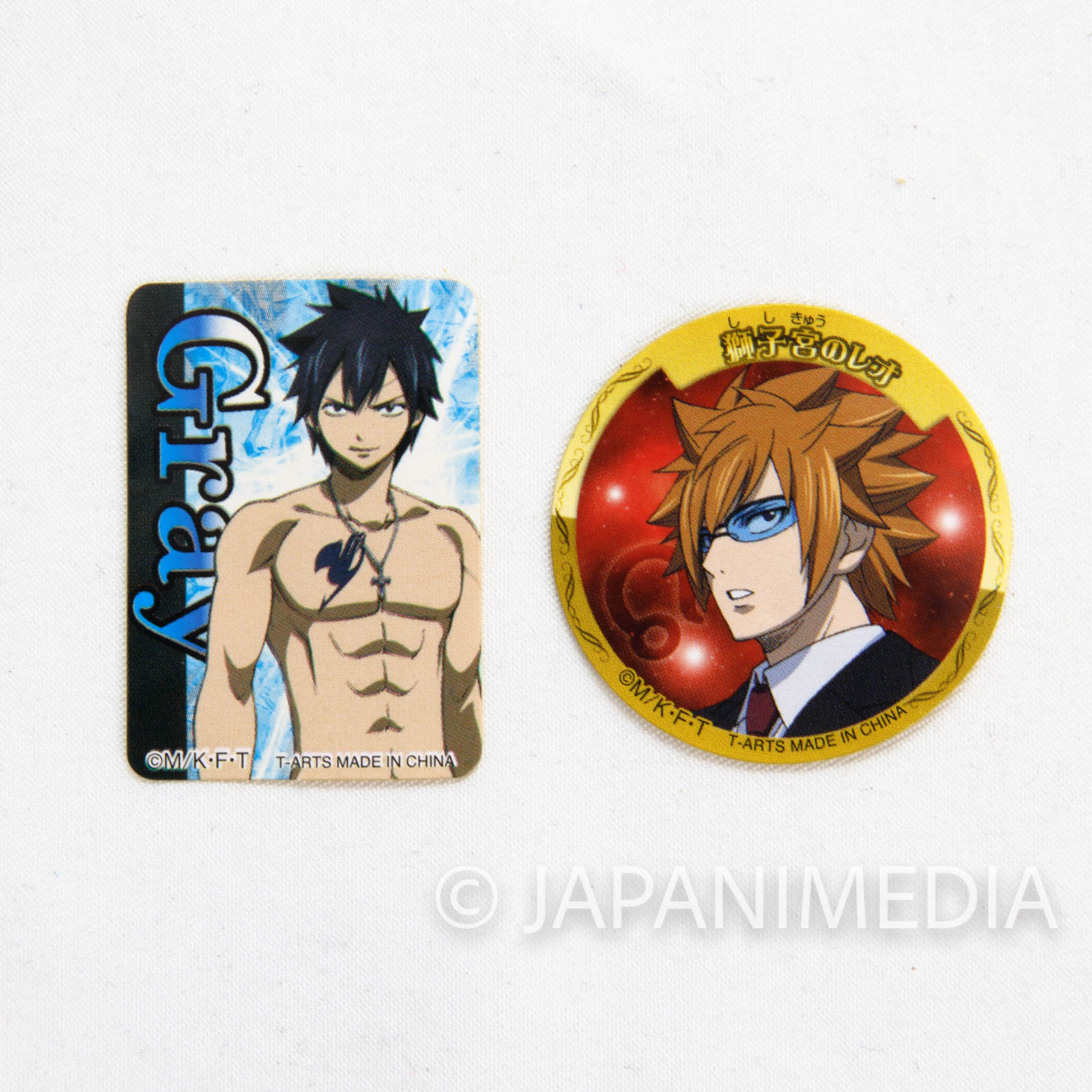 FAIRY TAIL Loke Gate of the Lion Key Ball Keychain & Sticker JAPAN