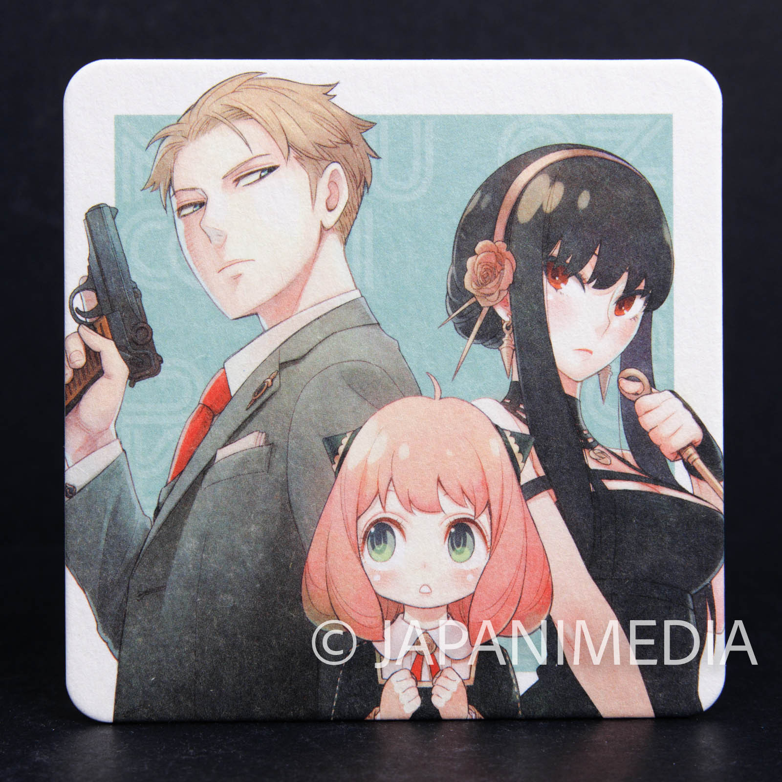 Spy x Family Paper Coaster & Illustration Card Set [Loid / Anya / Yor ] JAPAN MANGA