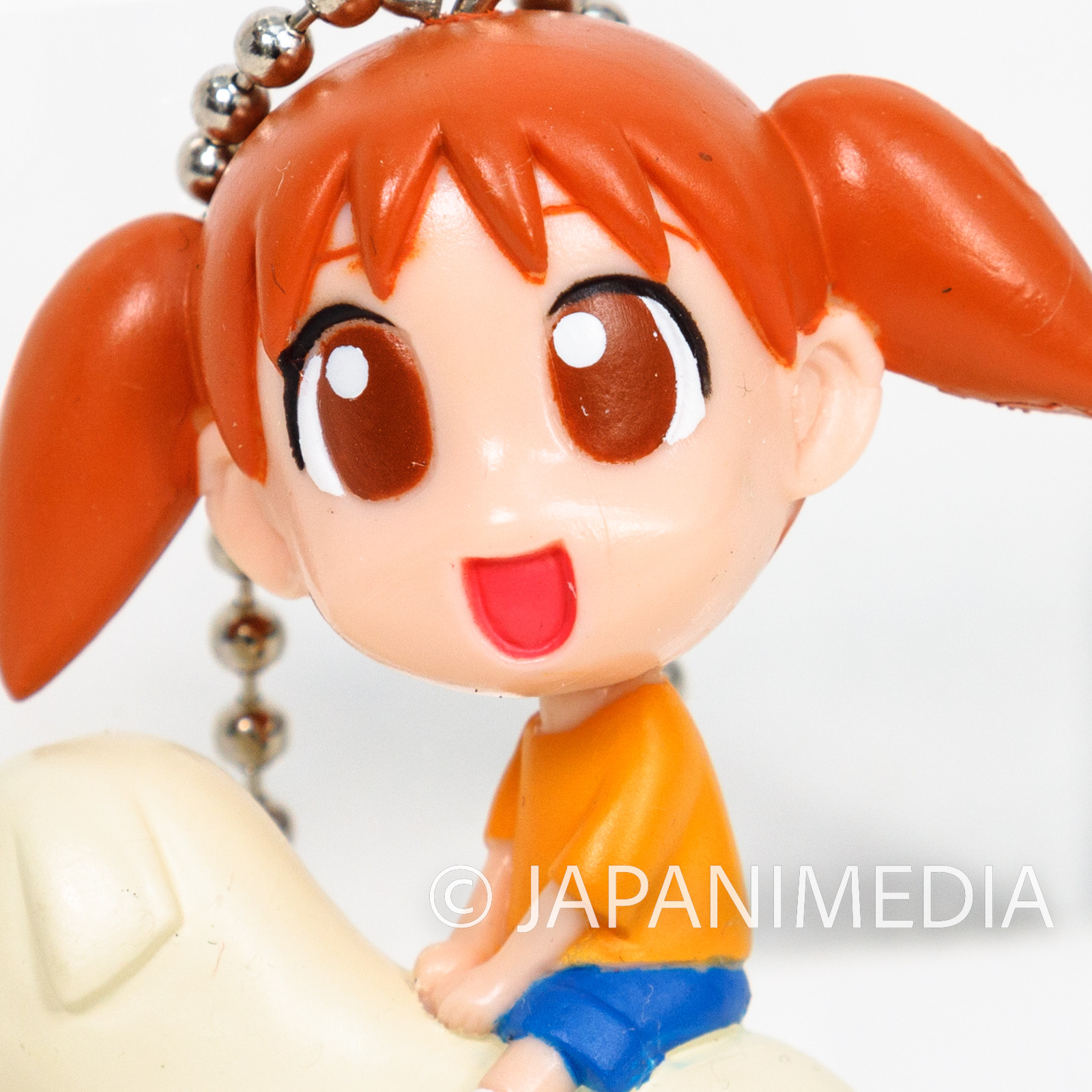 Azumanga Daioh Chiyo chan on Tadakichi san Dog Swing Azumanga Figure Keychain