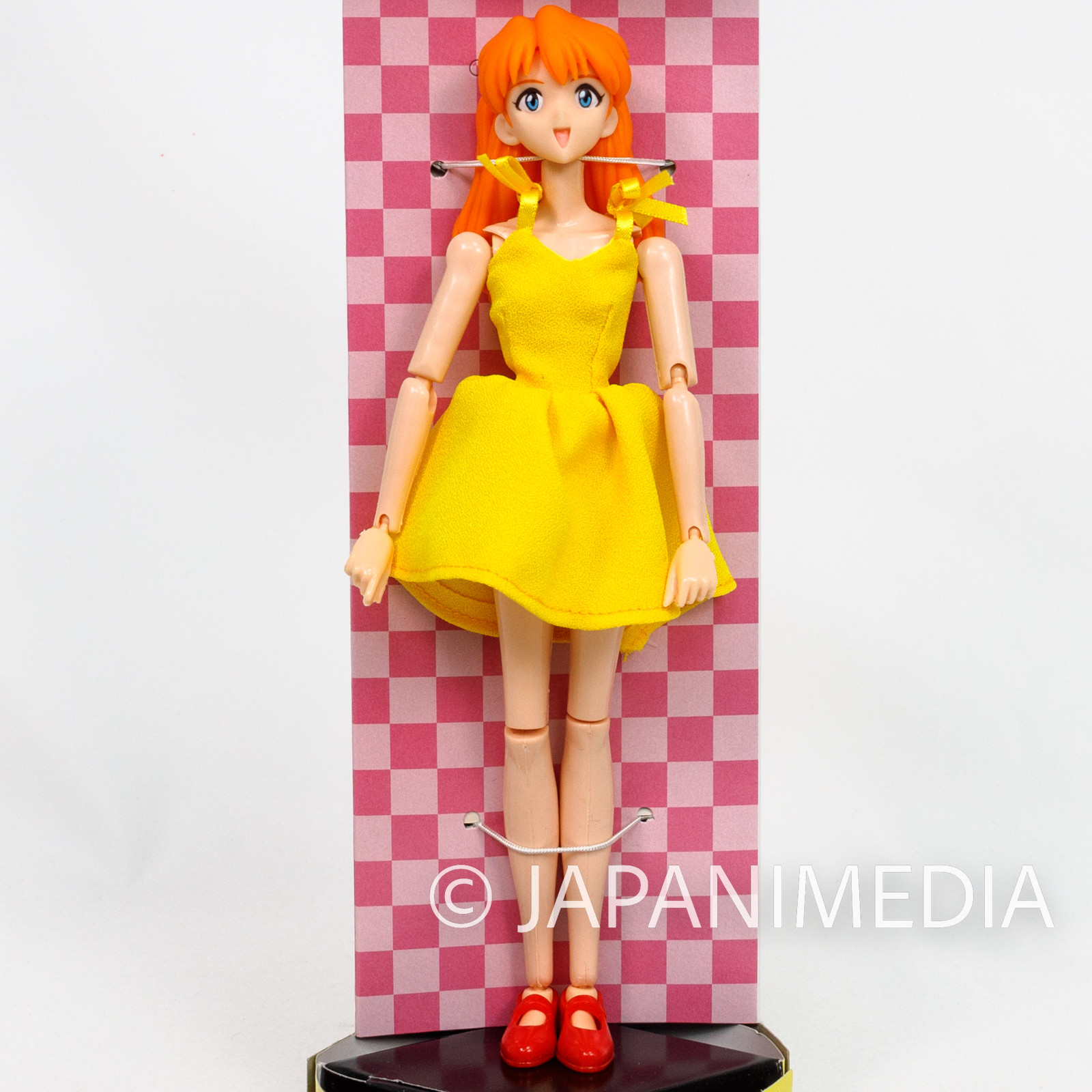 Evangelion Asuka Langley Full Action Figure Yellow Dress ver.  Kotobukiya