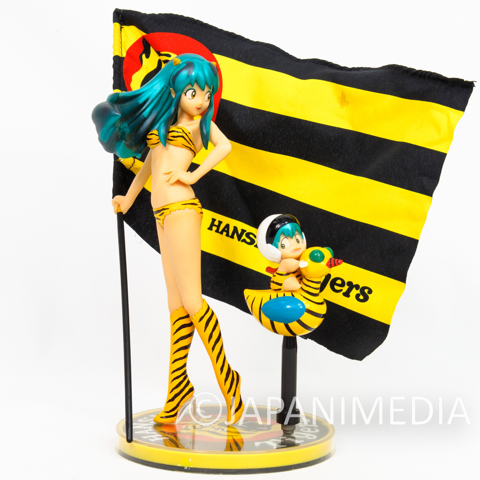 [Damaged] Urusei Yatsura Lum & Ten Hanshin Tigers Figure Kotobukiya JAPAN