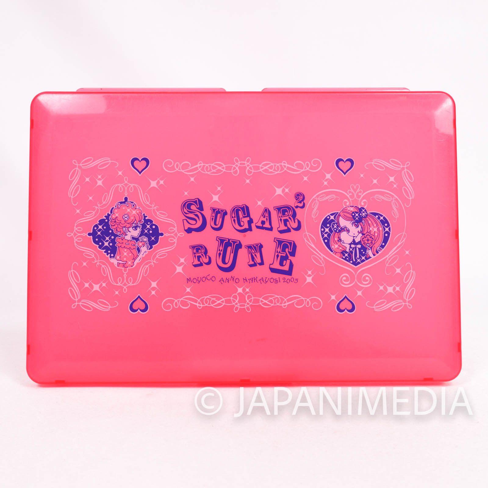 Sugar Sugar Rune Plastic Pink Clear Case [Chocola / Vanilla] JAPAN MANGA