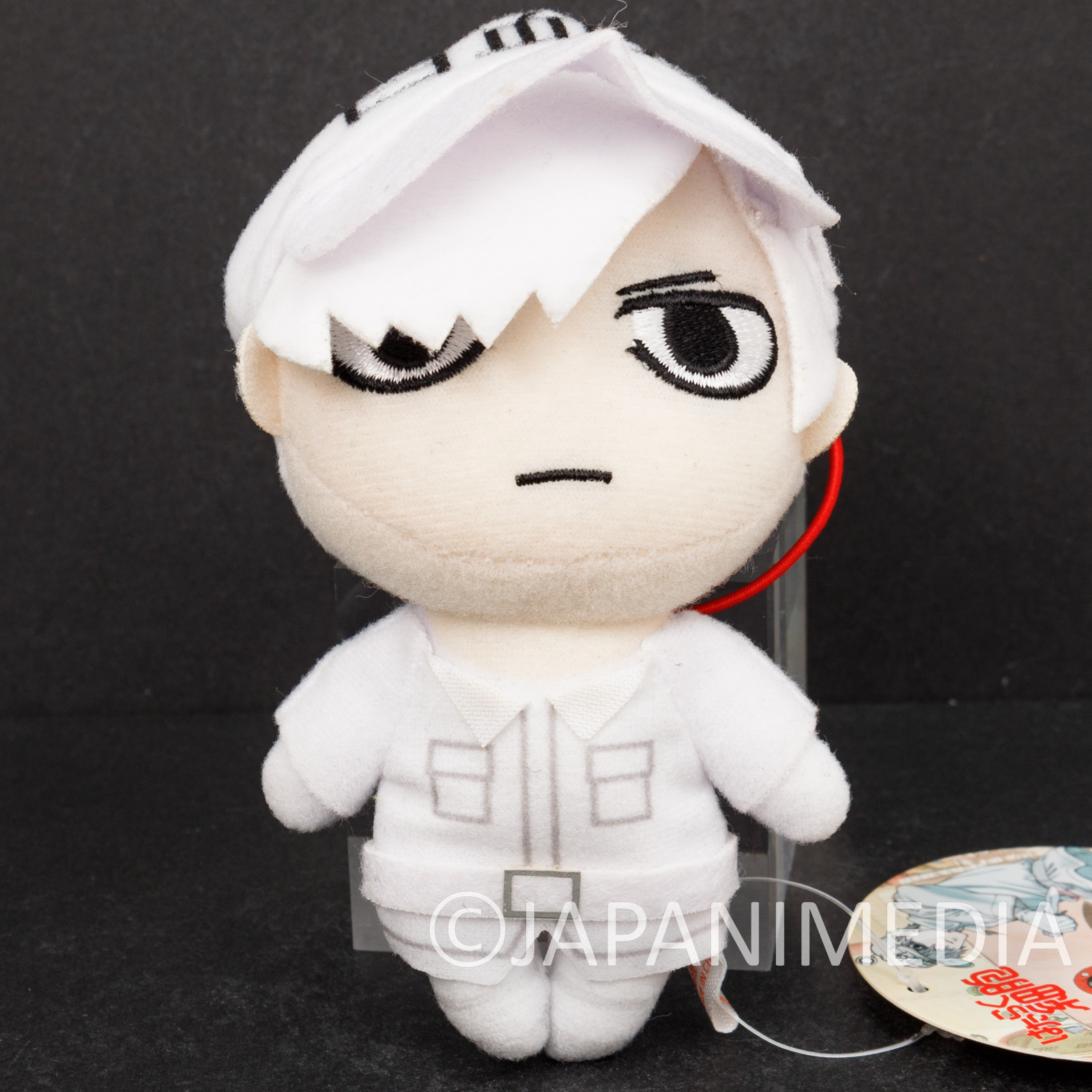 Cells at Work! U-1146 White Blood Cell Plush Doll Strap Fukuya