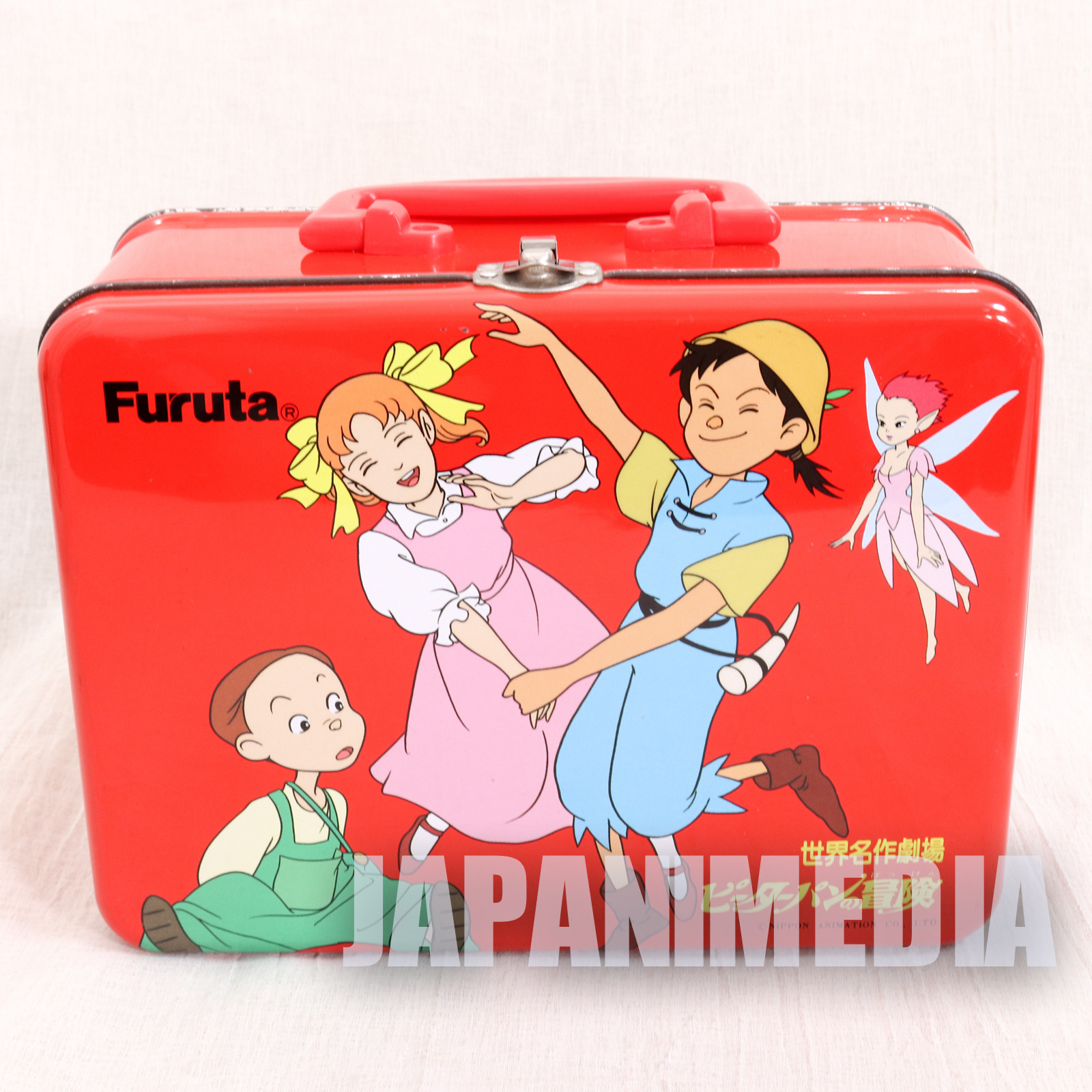 Adventures of Peter Pan World Masterpiece Theater Metallic Can Box JAPAN ANIME