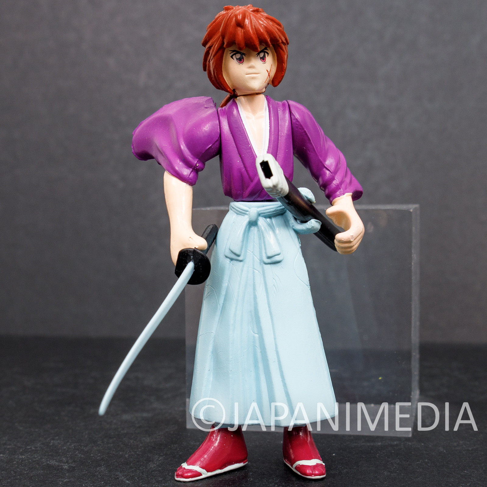 Retro RARE! Rurouni Kenshin Himura Kenshin Normal ver. Mini Figure Kabaya