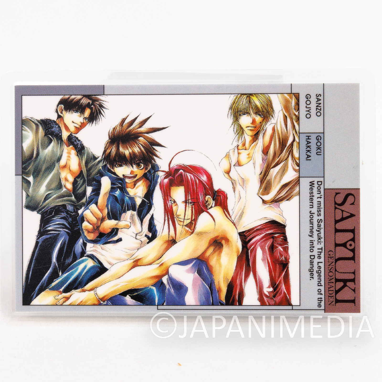 SAIYUKI Laminated Card 4pc Set [Sanzo / Goku / Gojyo / Hakkai] movic JAPAN ANIME