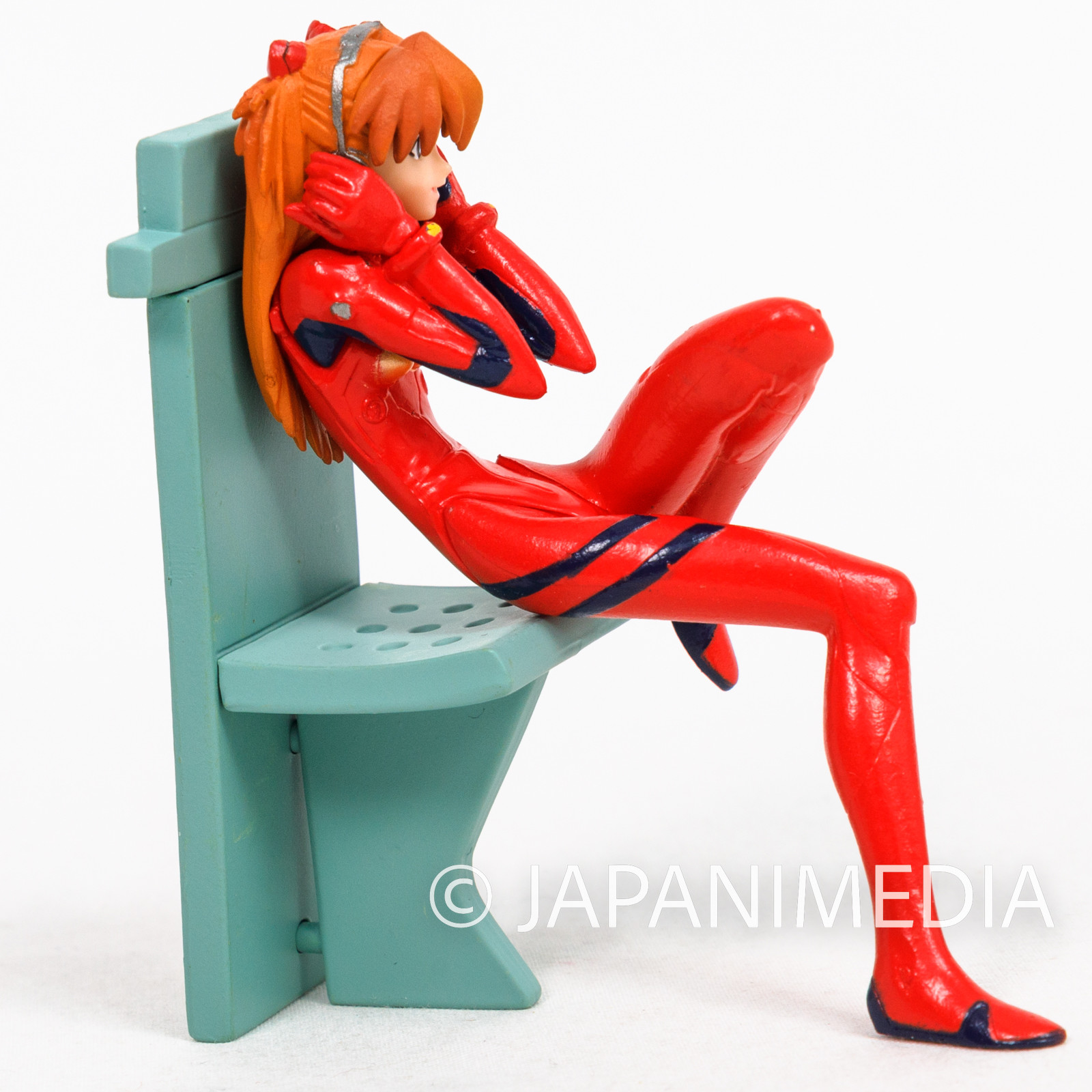 Evangelion Asuka Langley Sitting Mini Figure BANDAI JAPAN