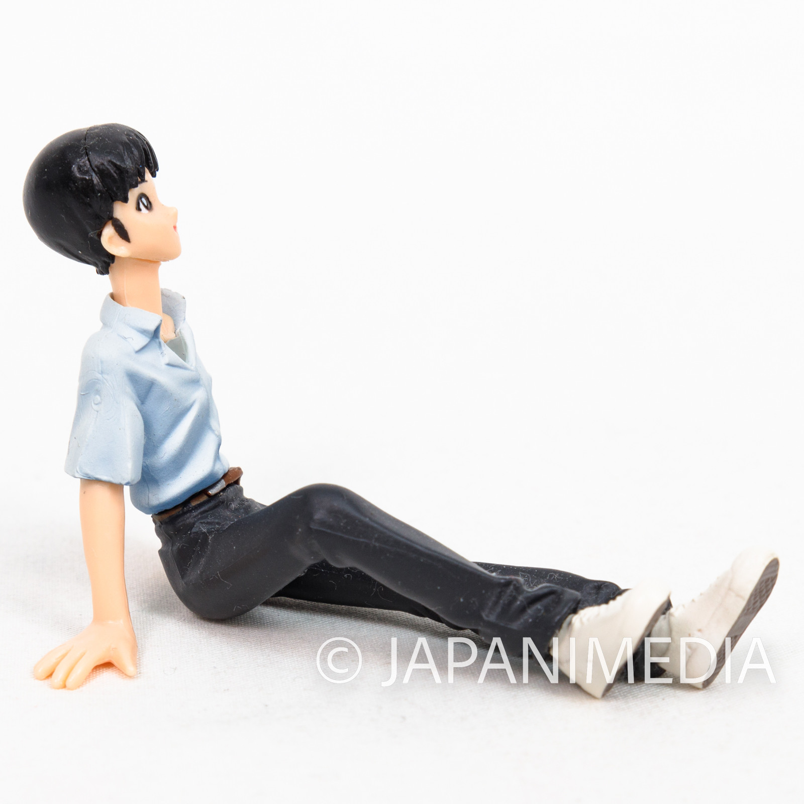 Evangelion Shinji Ikari School Uniform & Penpen Mini Figure 2