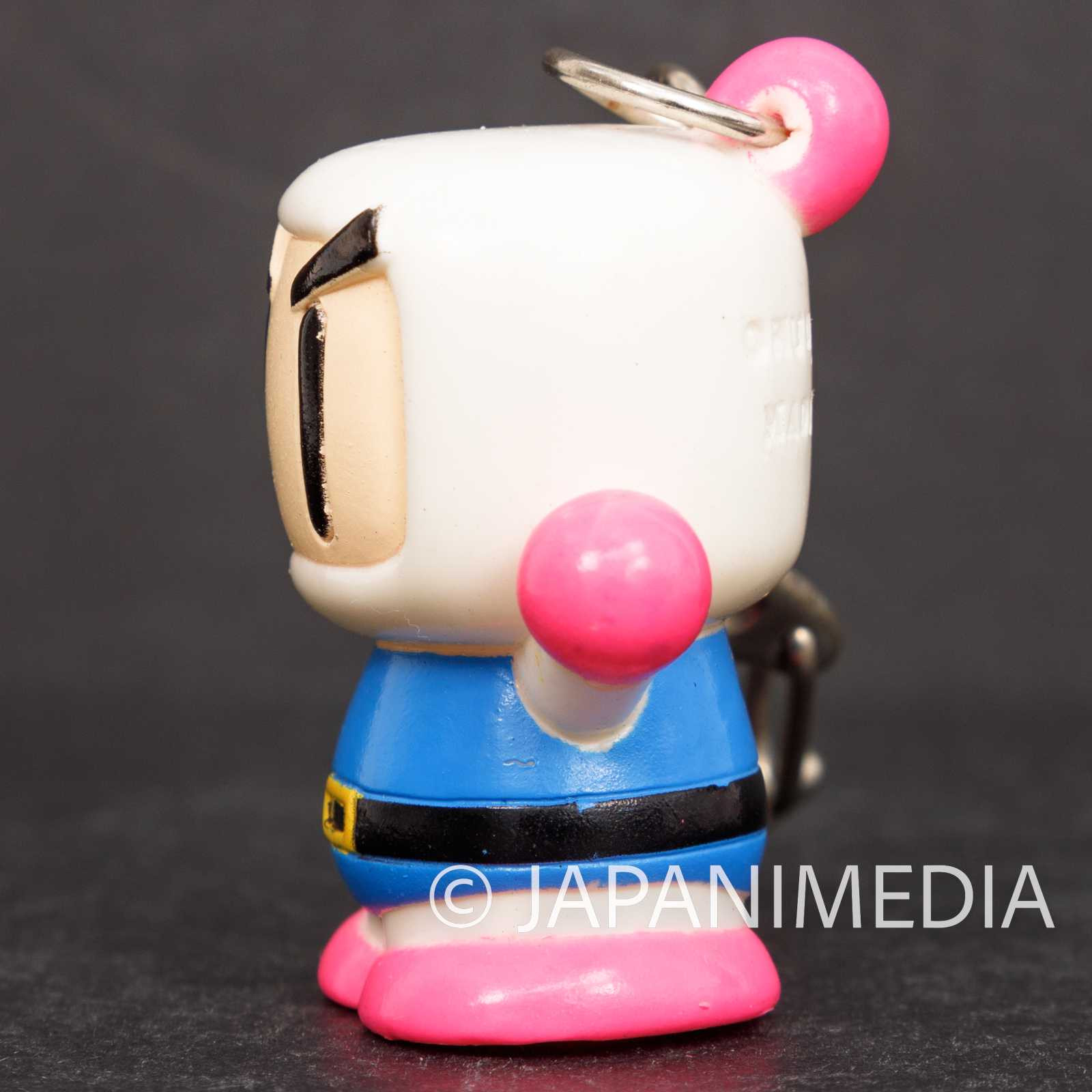 Retro RARE! Bomberman Soft Vinyl Figure Keychain Hudson JAPAN GAME FAMICOM NES Japanimedia Store
