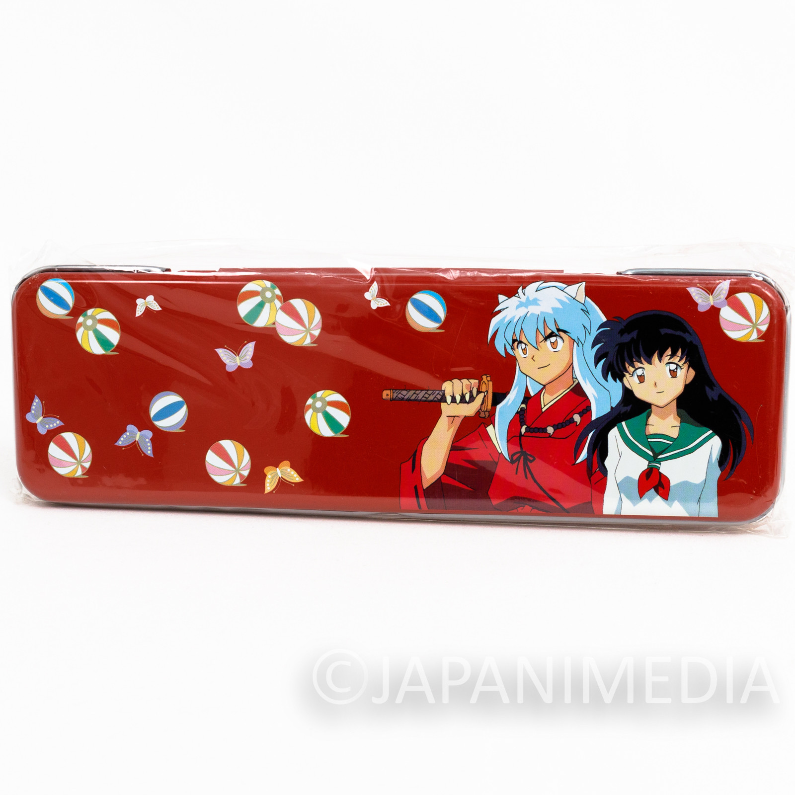 RARE! Inuyasha Can Pen Case / RUMIKO TAKAHASHI